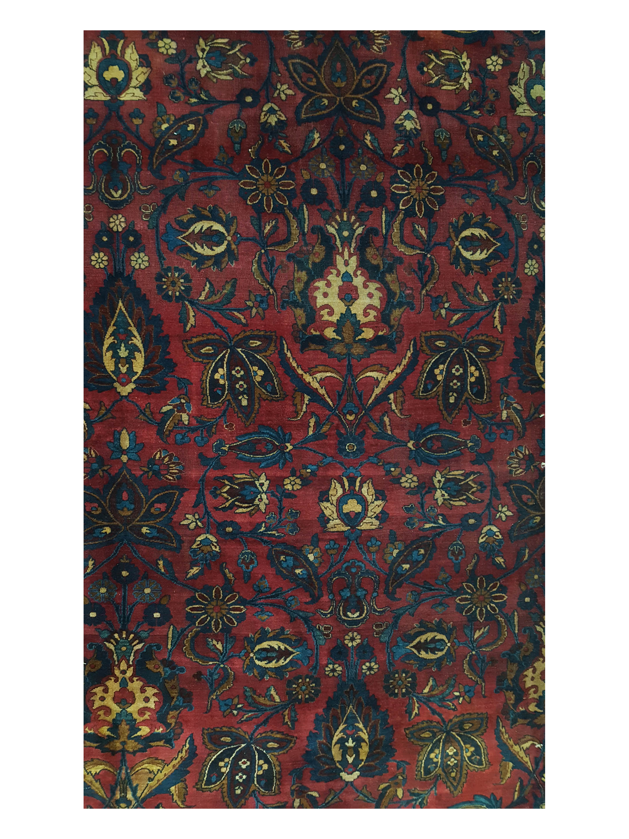Antique Kerman Rust 9x14 - Image 5 of 7