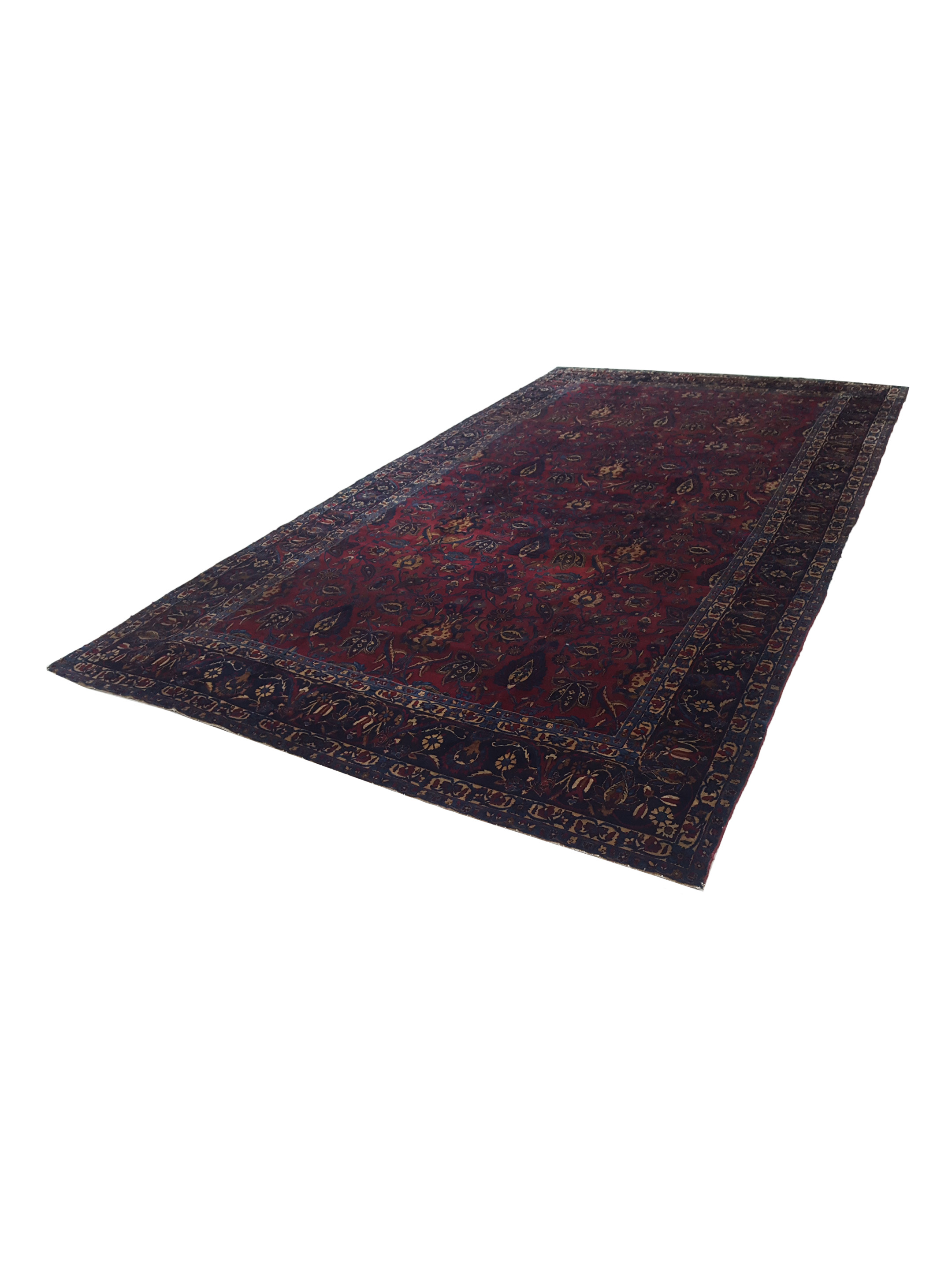 Antique Kerman Rust 9x14 - Image 6 of 7