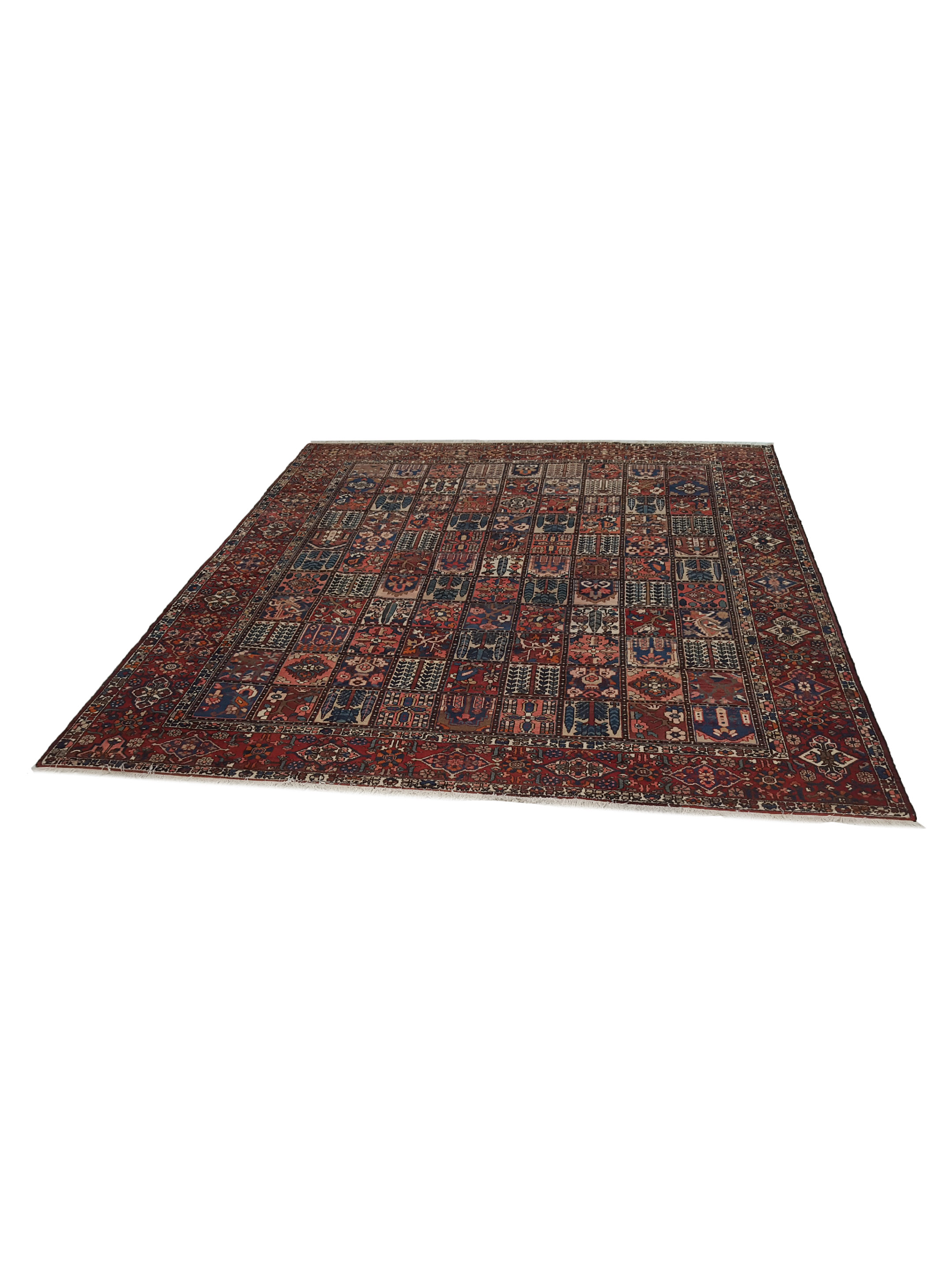 Antique Bakhtiyari Multi 13x13 - Image 2 of 6
