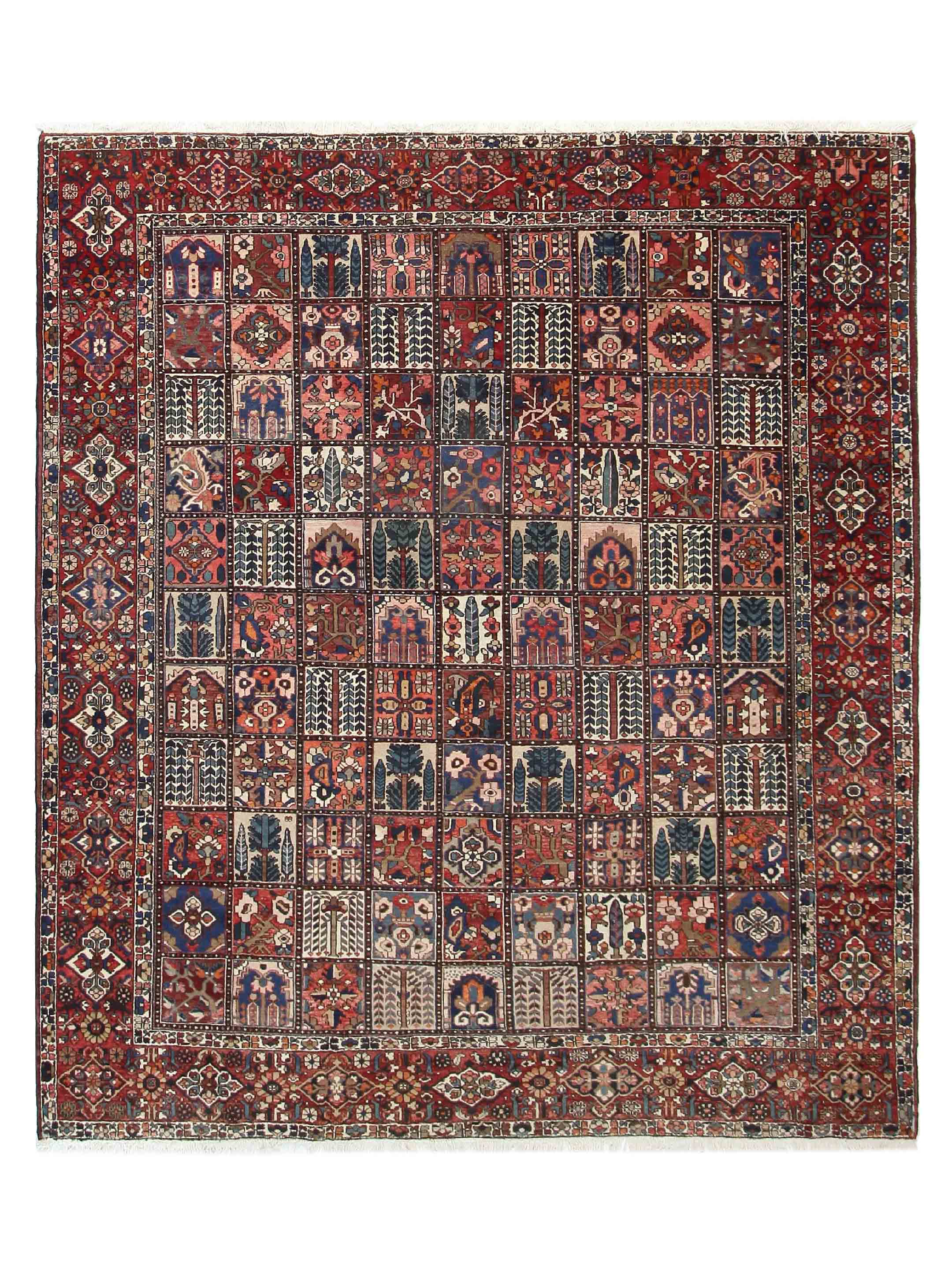 Antique Bakhtiyari Multi 13x13