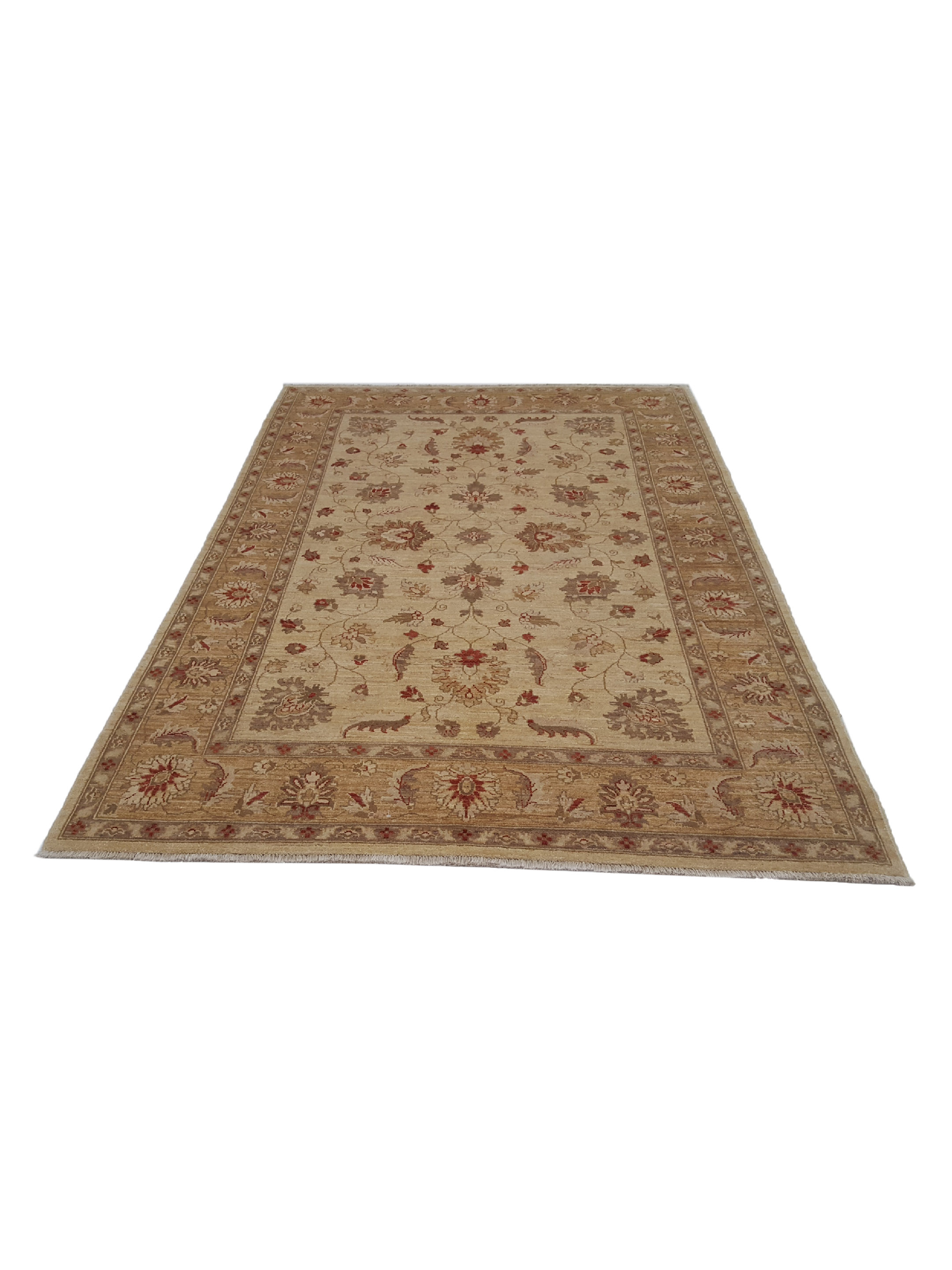Ziegler Hand Knotted Beige 6x9 - Image 2 of 6