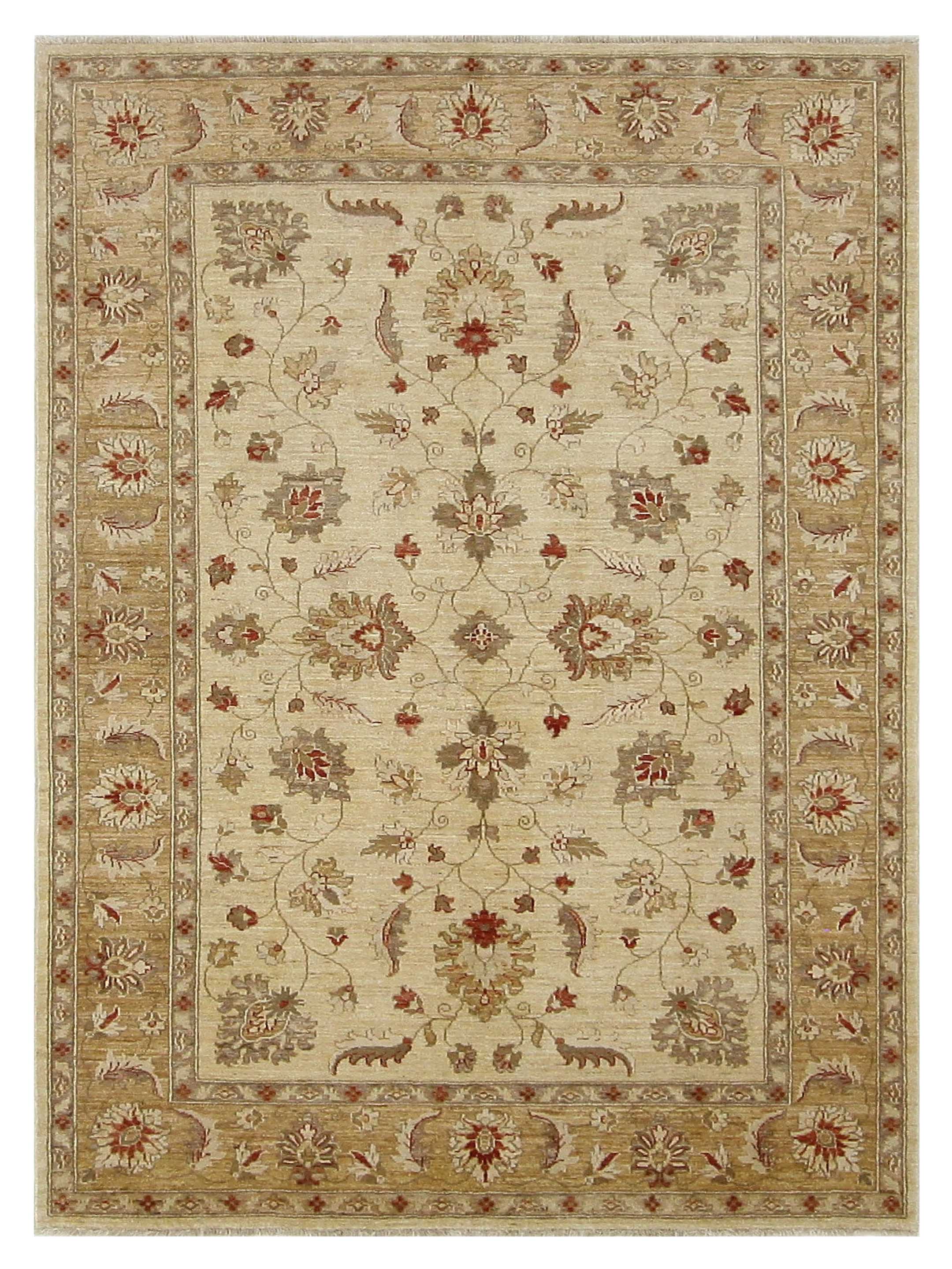 Ziegler Hand Knotted Beige 6x9