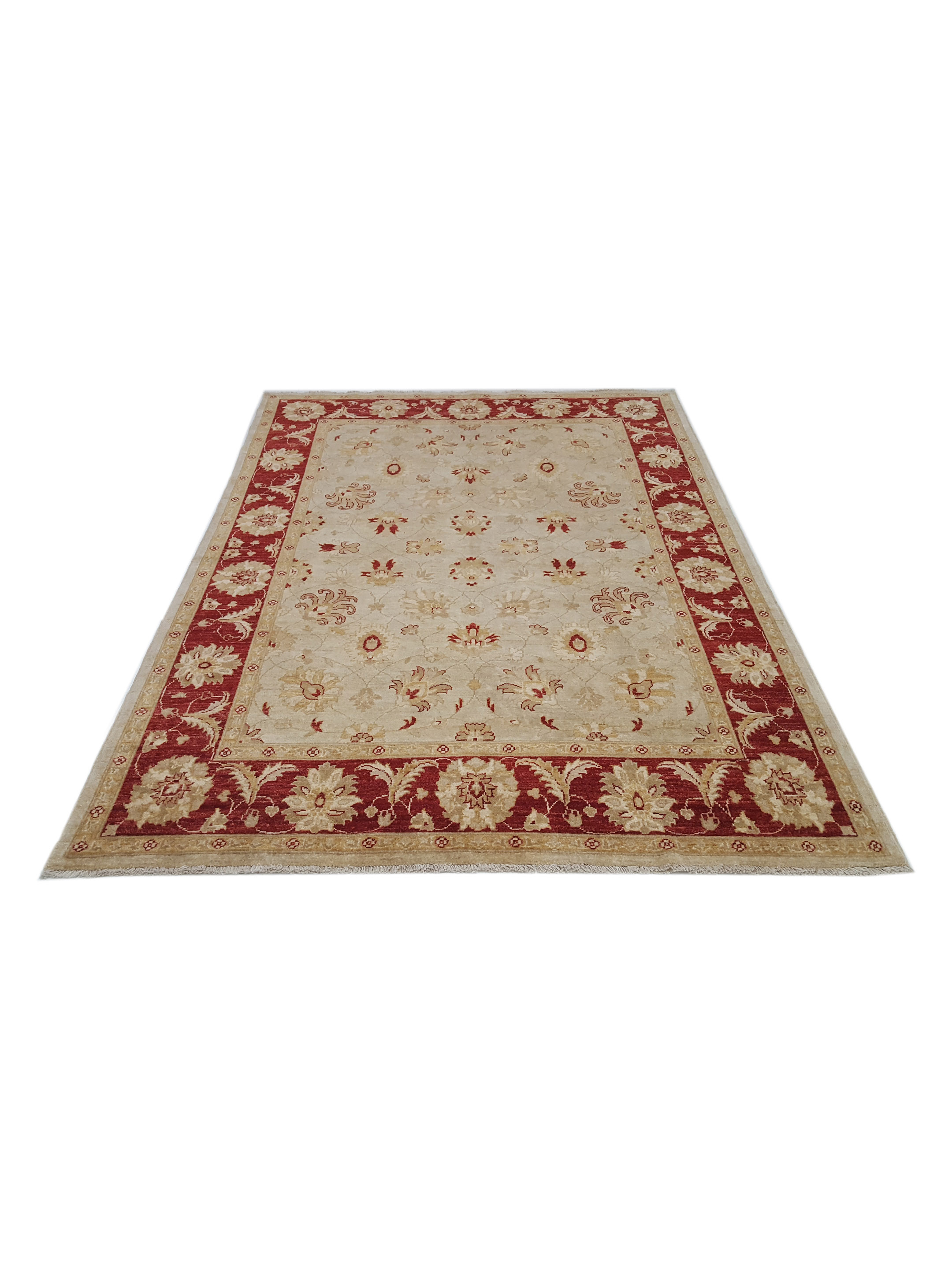 Ziegler Hand Knotted Olive 6x9 - Image 2 of 6