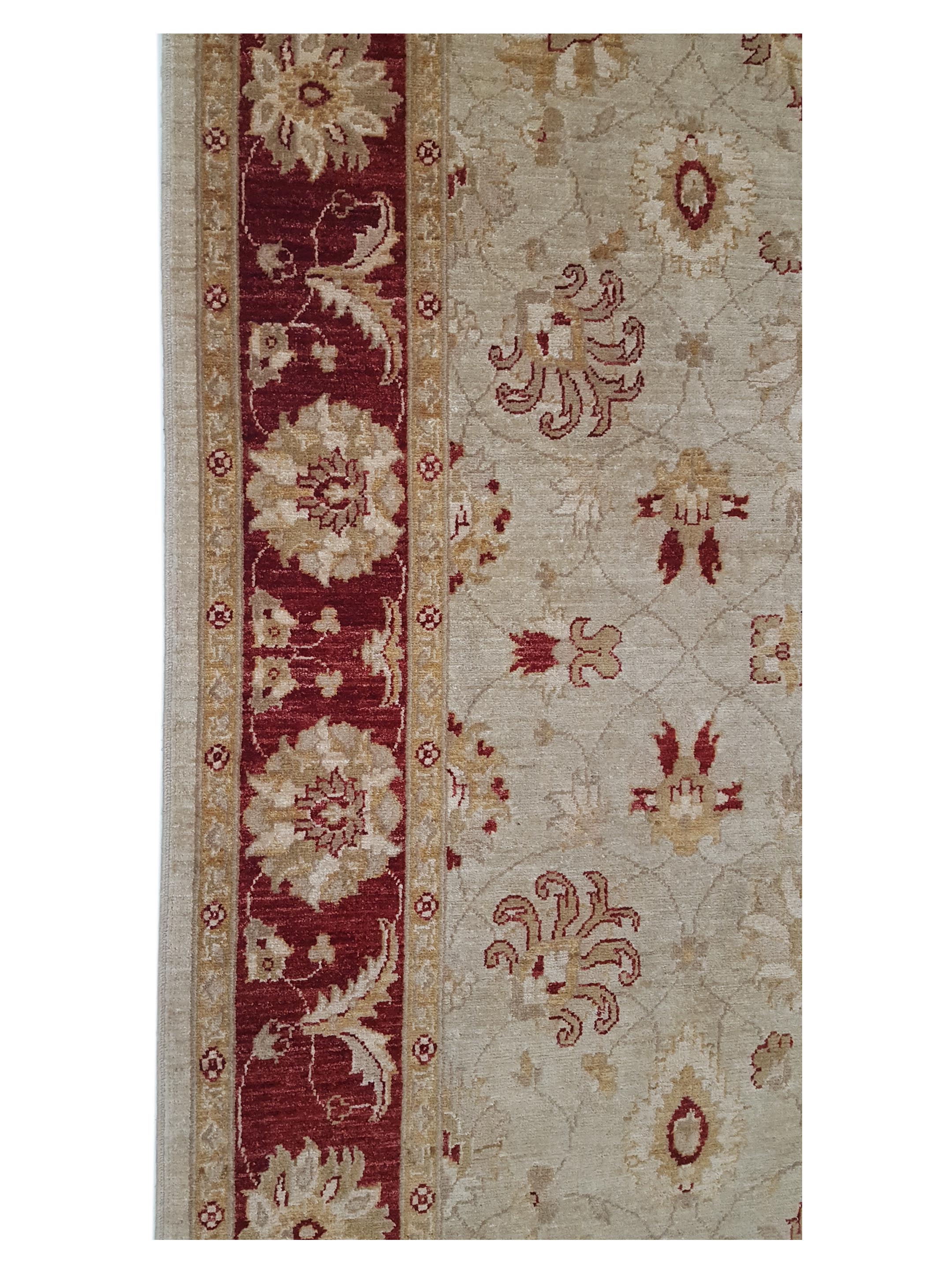 Ziegler Hand Knotted Olive 6x9 - Image 5 of 6