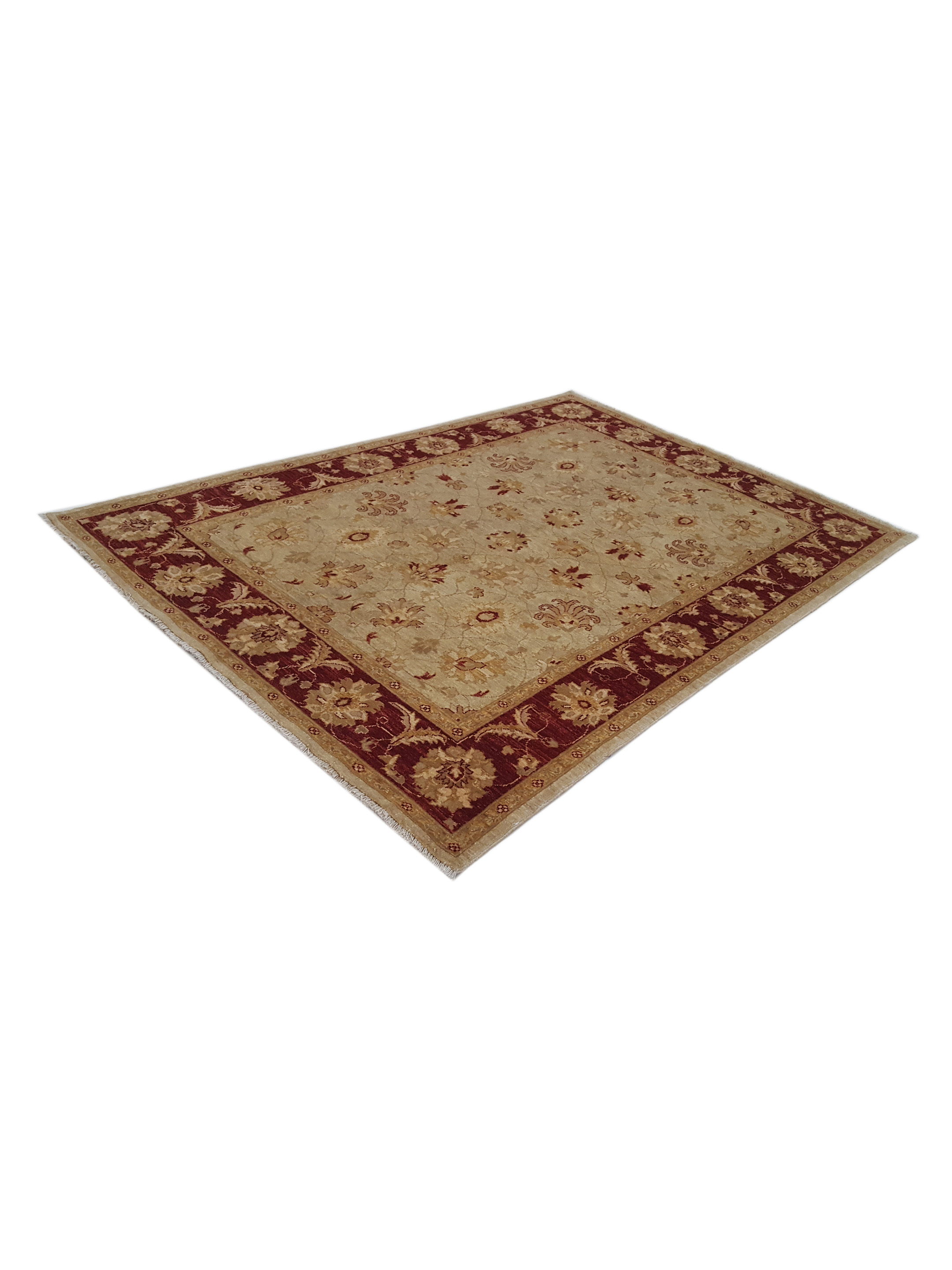 Ziegler Hand Knotted Olive 6x9 - Image 6 of 6