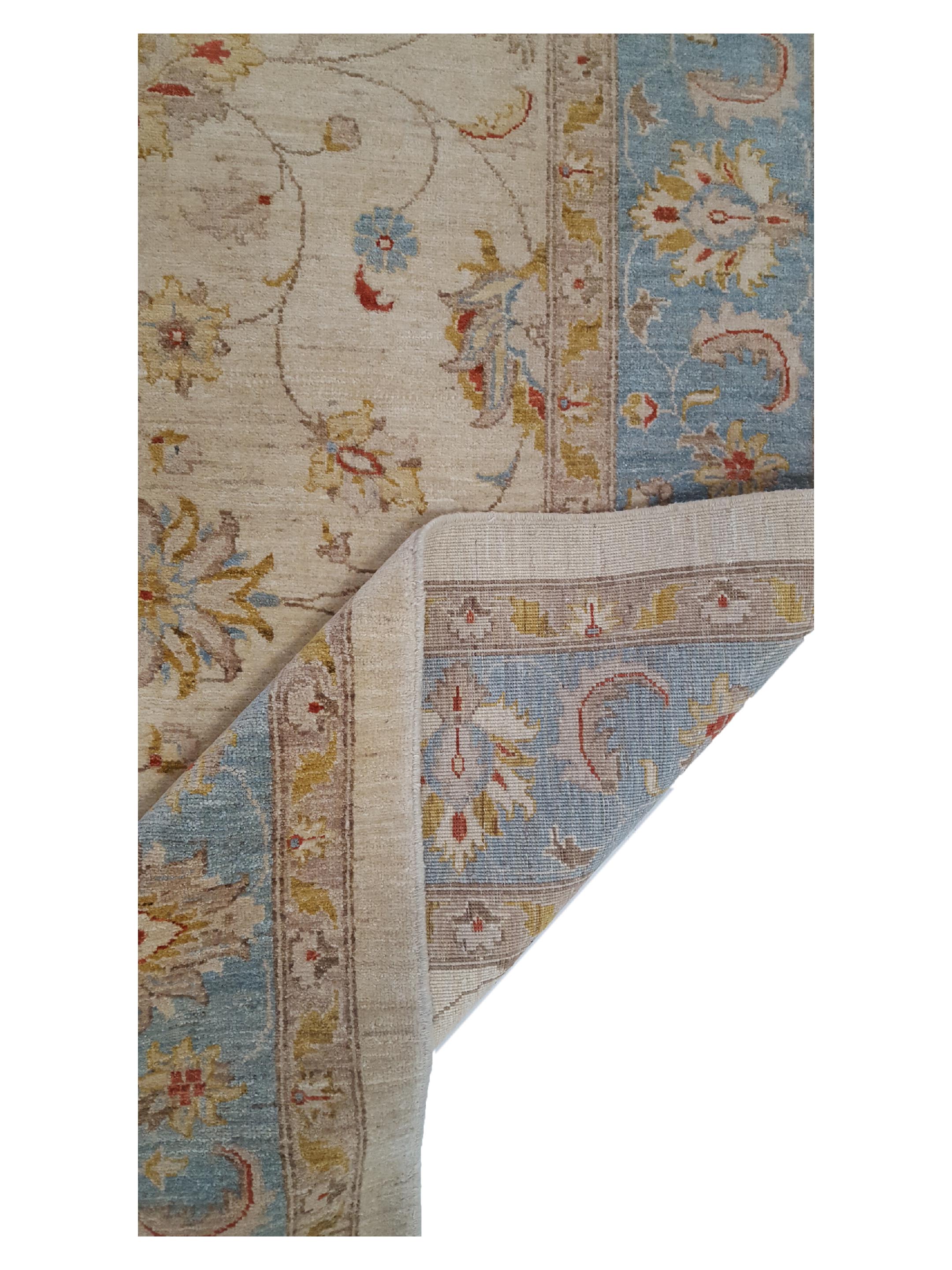 Ziegler Hand Knotted Ivory 8x10 - Image 3 of 6