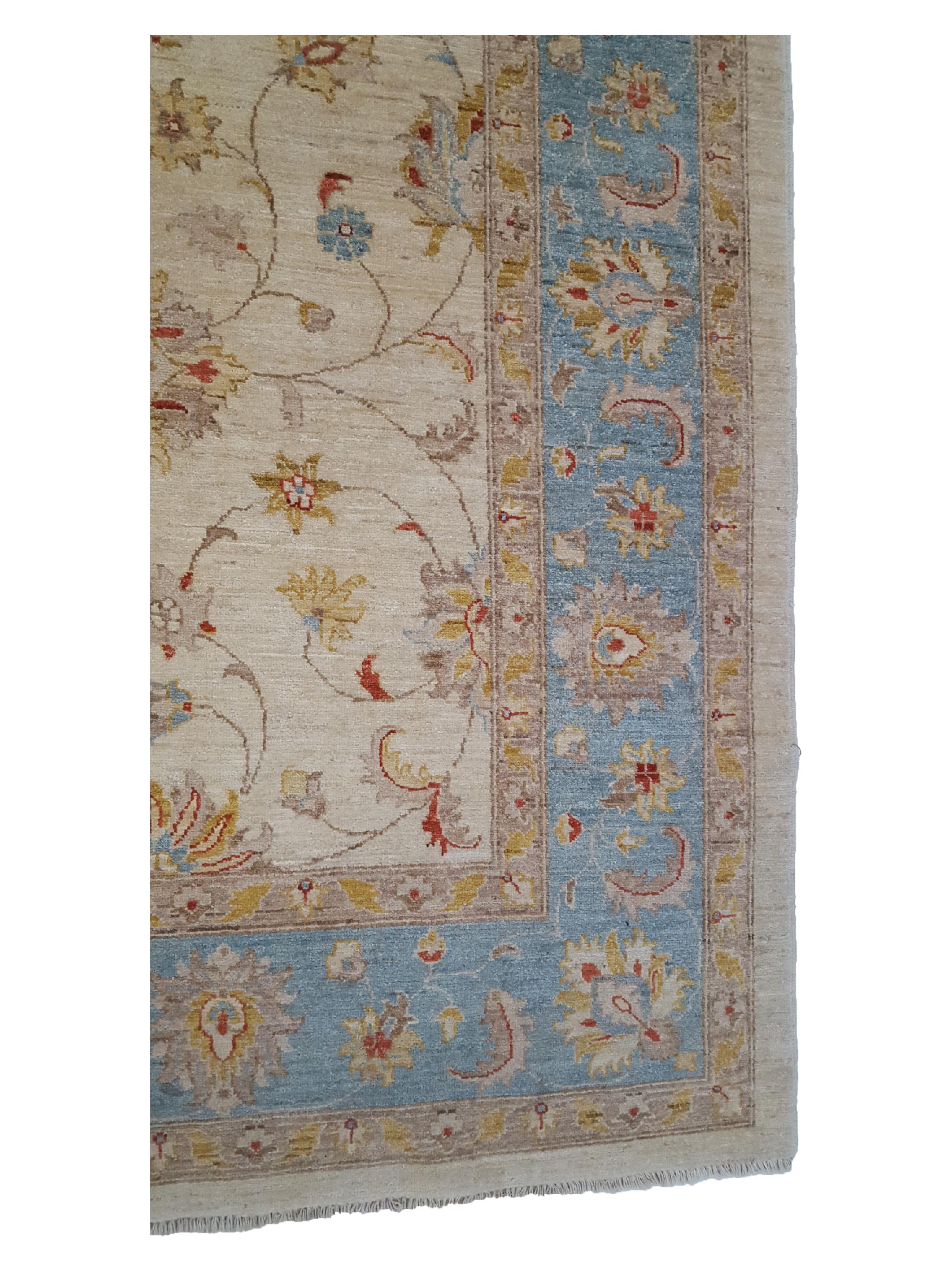 Ziegler Hand Knotted Ivory 8x10 - Image 4 of 6
