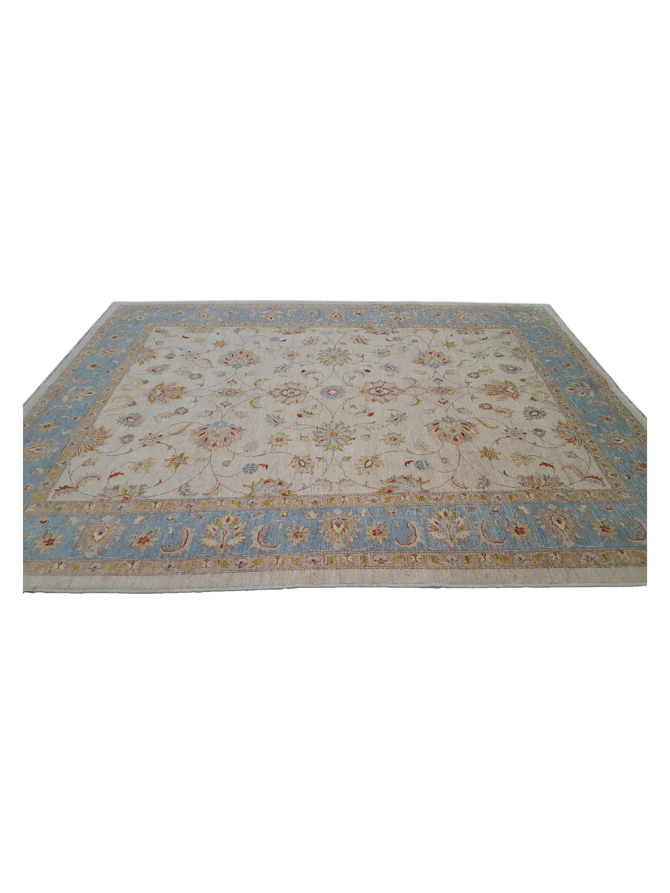 Ziegler Hand Knotted Ivory 8x10 - Image 5 of 6