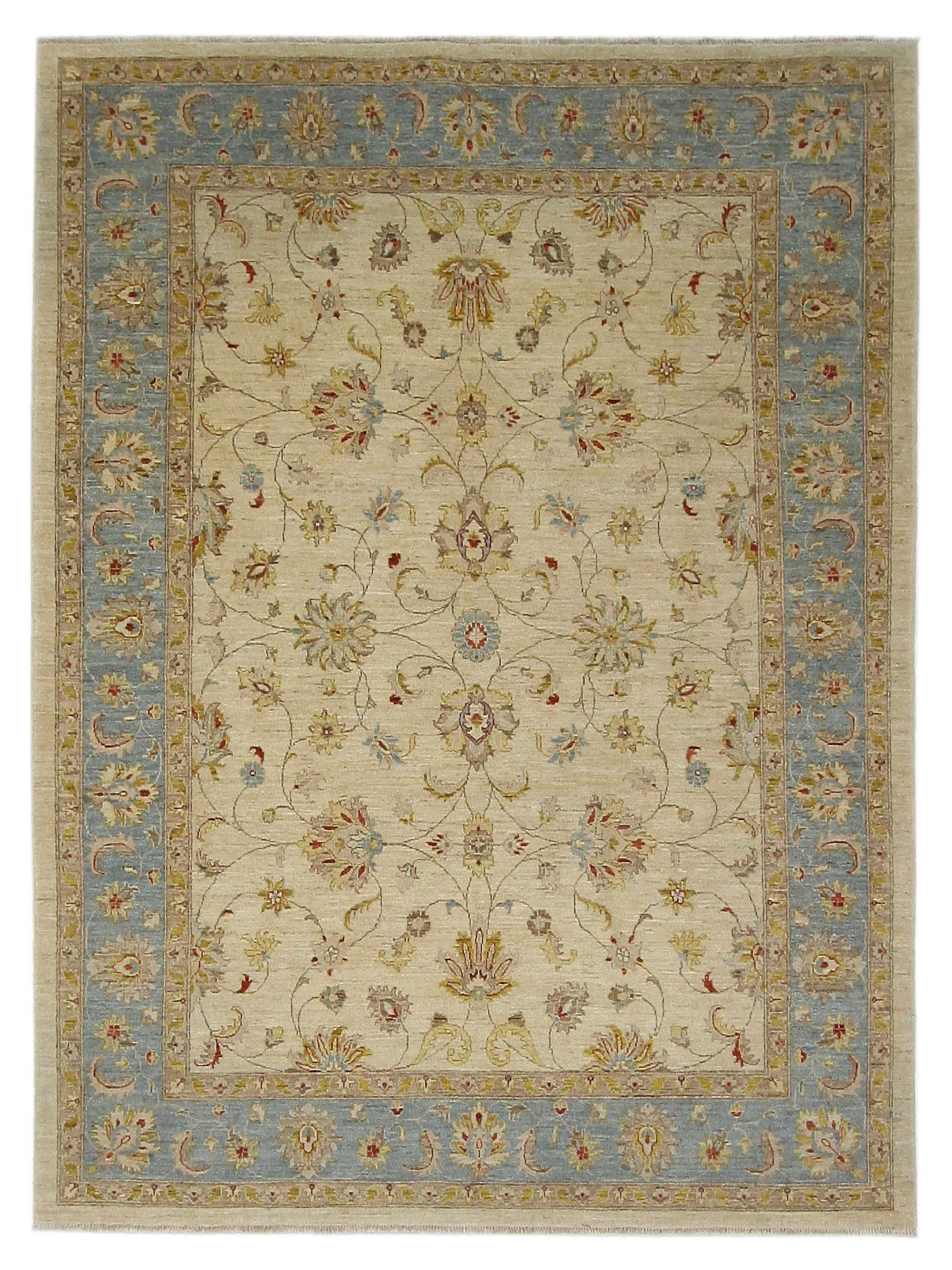 Ziegler Hand Knotted Ivory 8x10