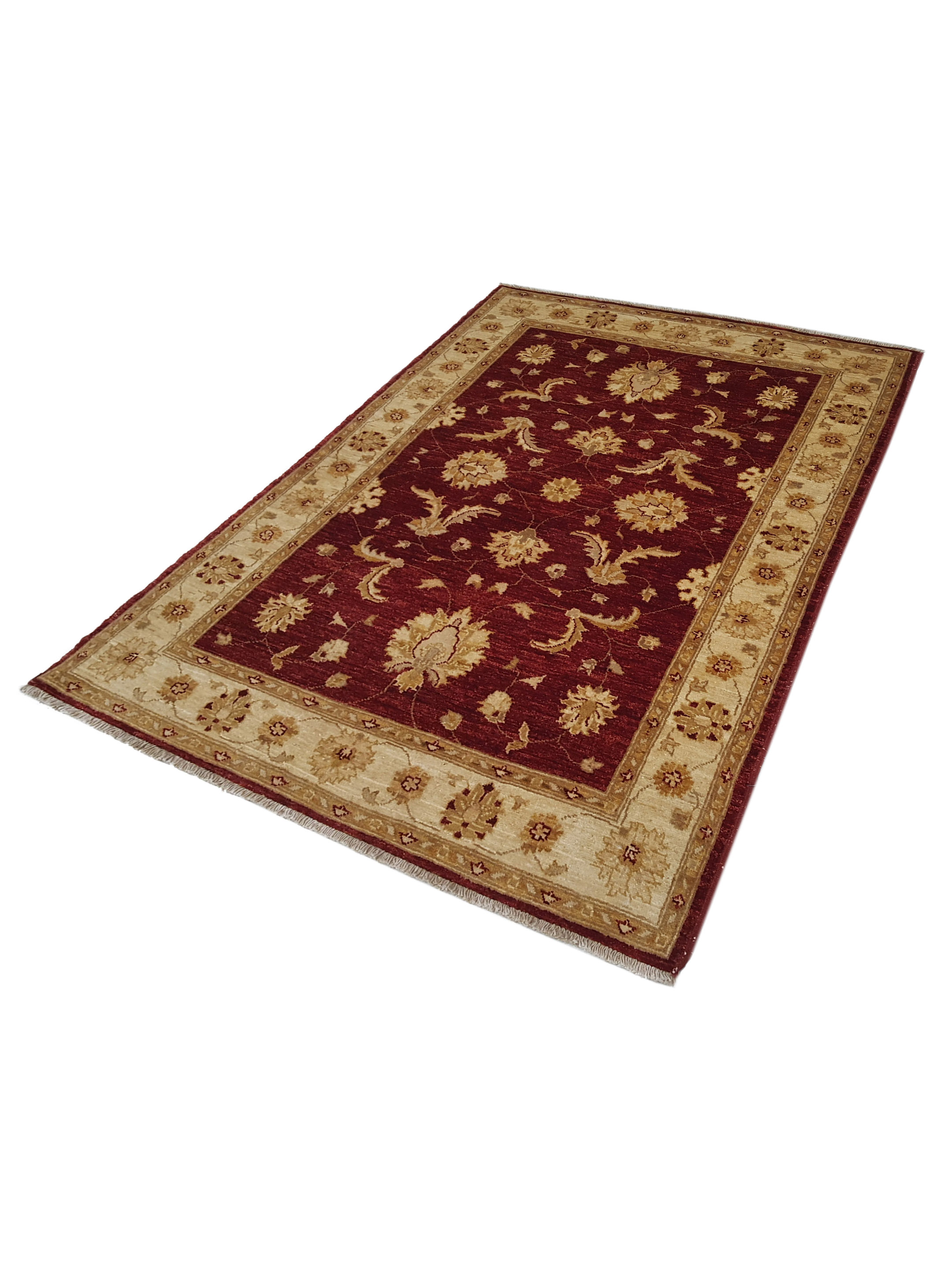Ziegler Hand Knotted Red 4x6 - Image 6 of 6
