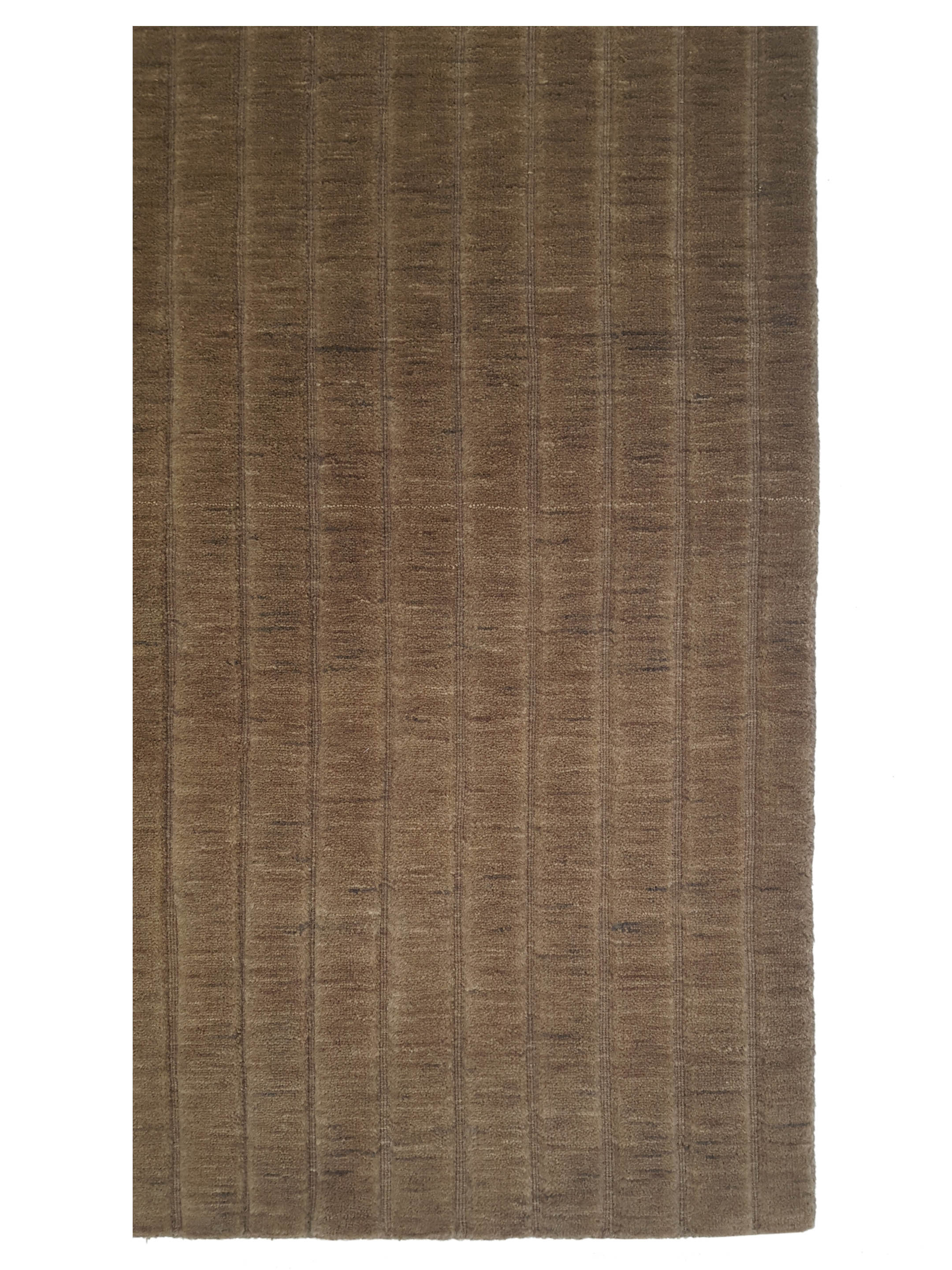 Kathmandu Hand Knotted Brown 5x8 - Image 4 of 5