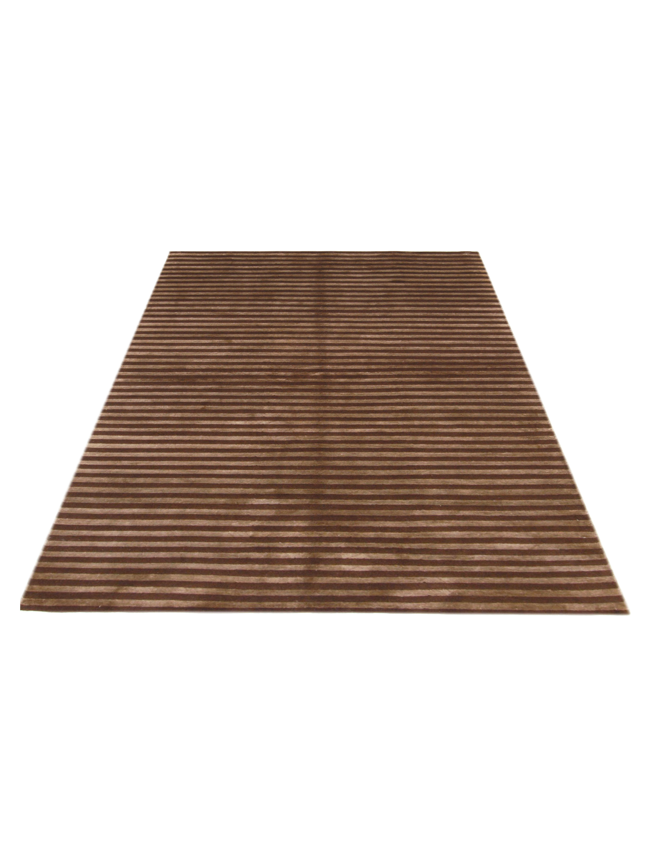 Boca Hand Knotted Brown 6x9 - Image 2 of 5