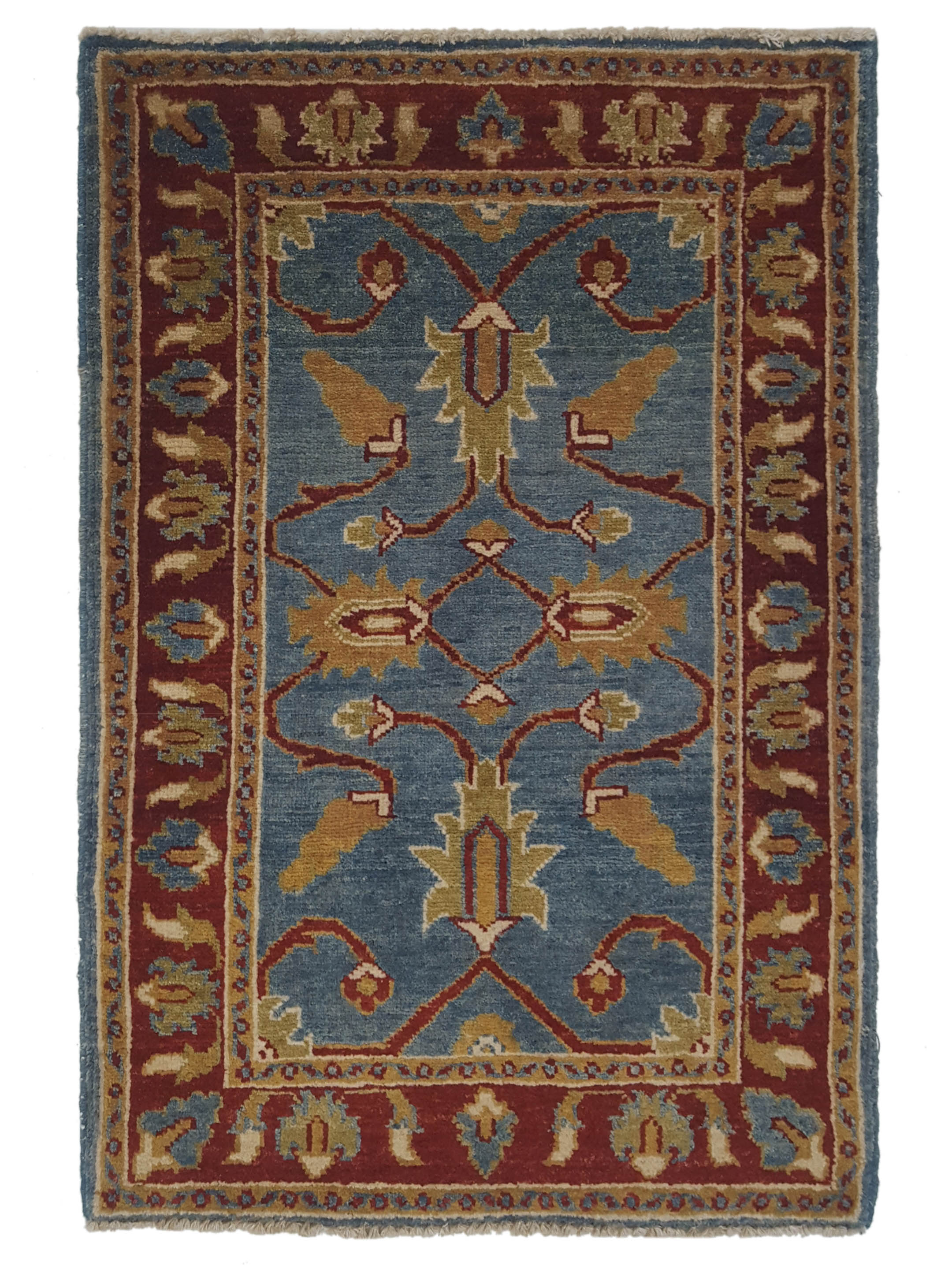 Ziegler Hand Knotted Blue 2x3