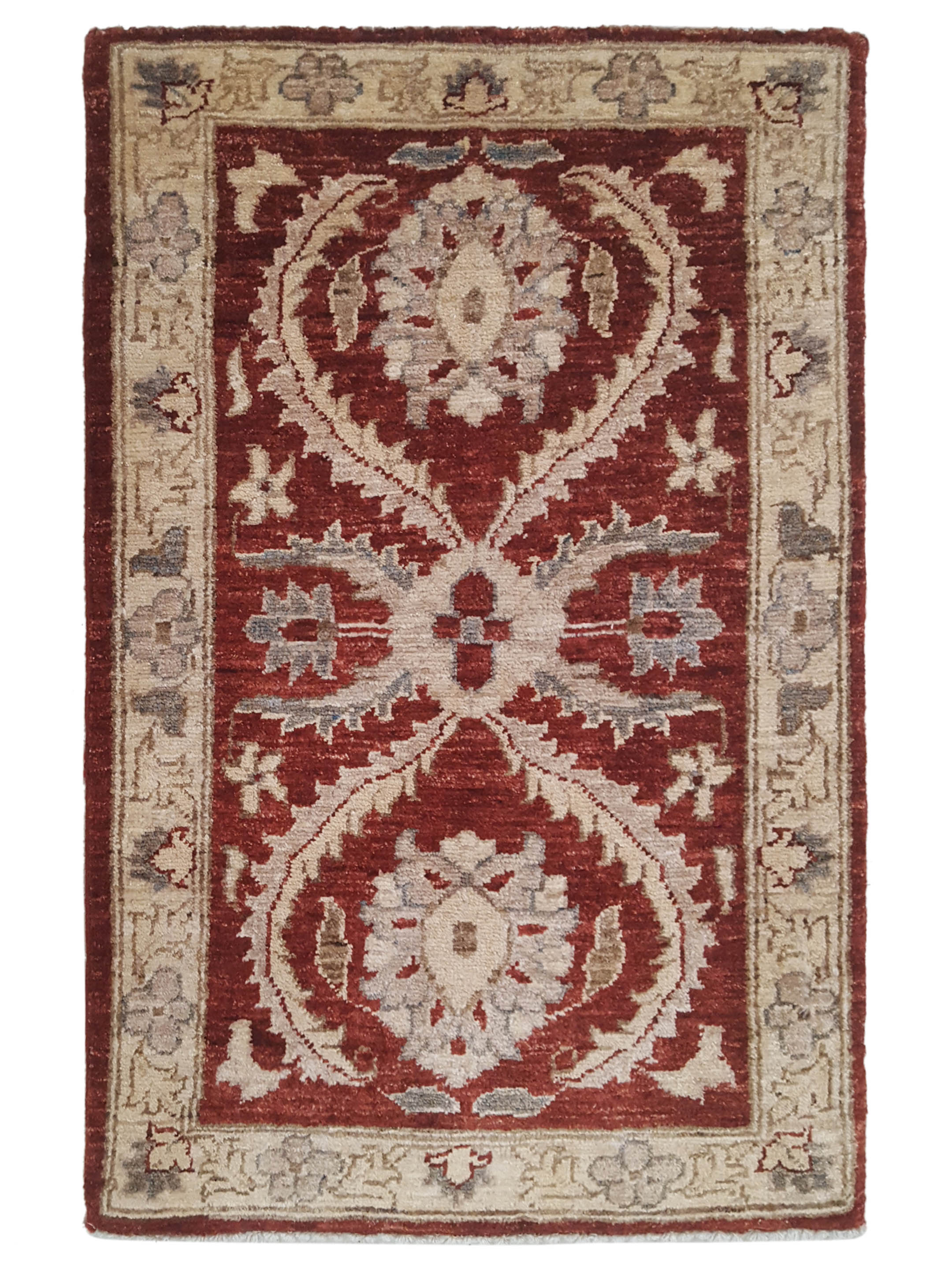 Ziegler Hand Knotted Red 2x3