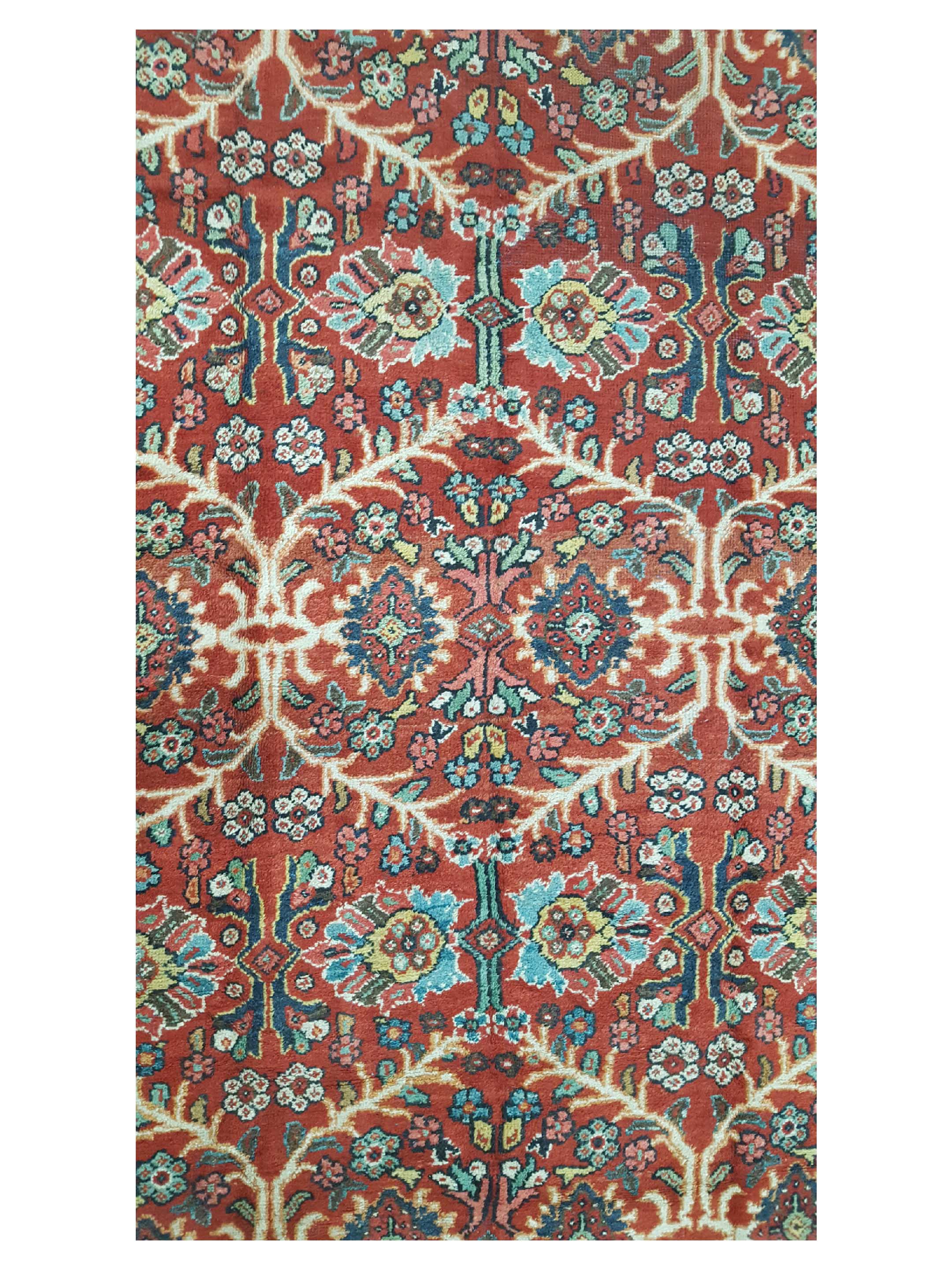 Antique Mahal Rust 7x10 - Image 5 of 6