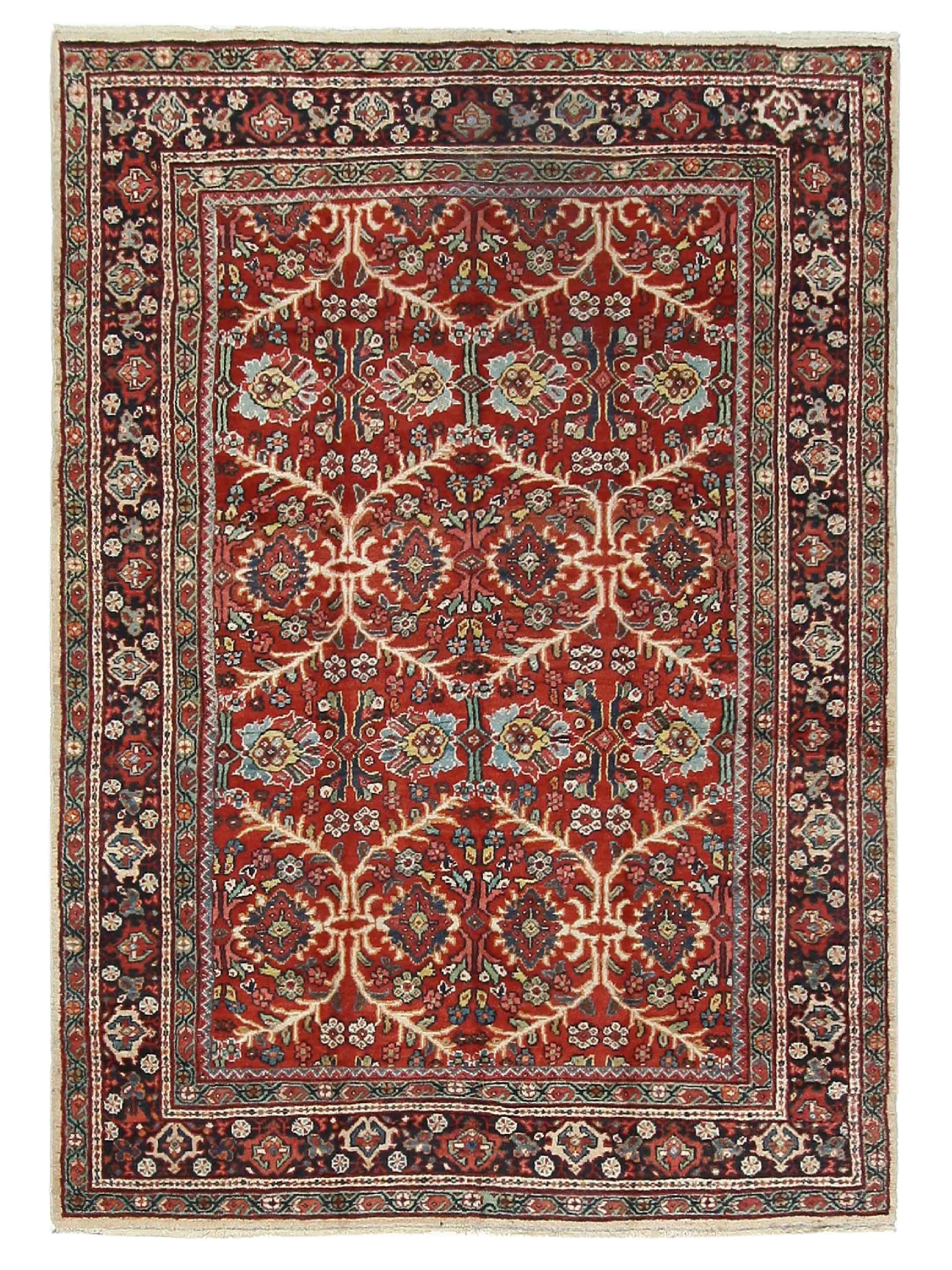 Antique Mahal Rust 7x10