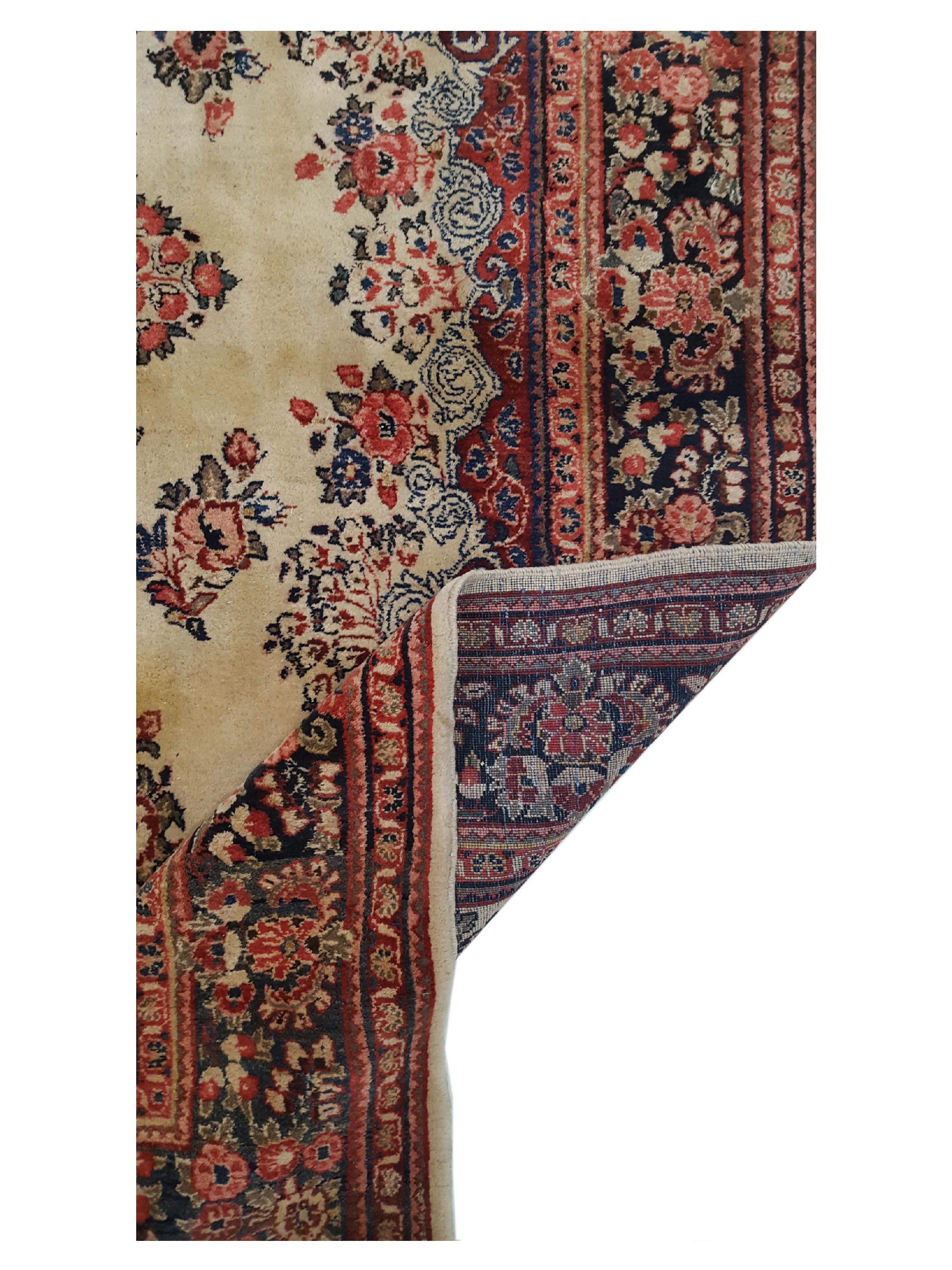 Antique Sarouk Ivory 6x9 - Image 3 of 6