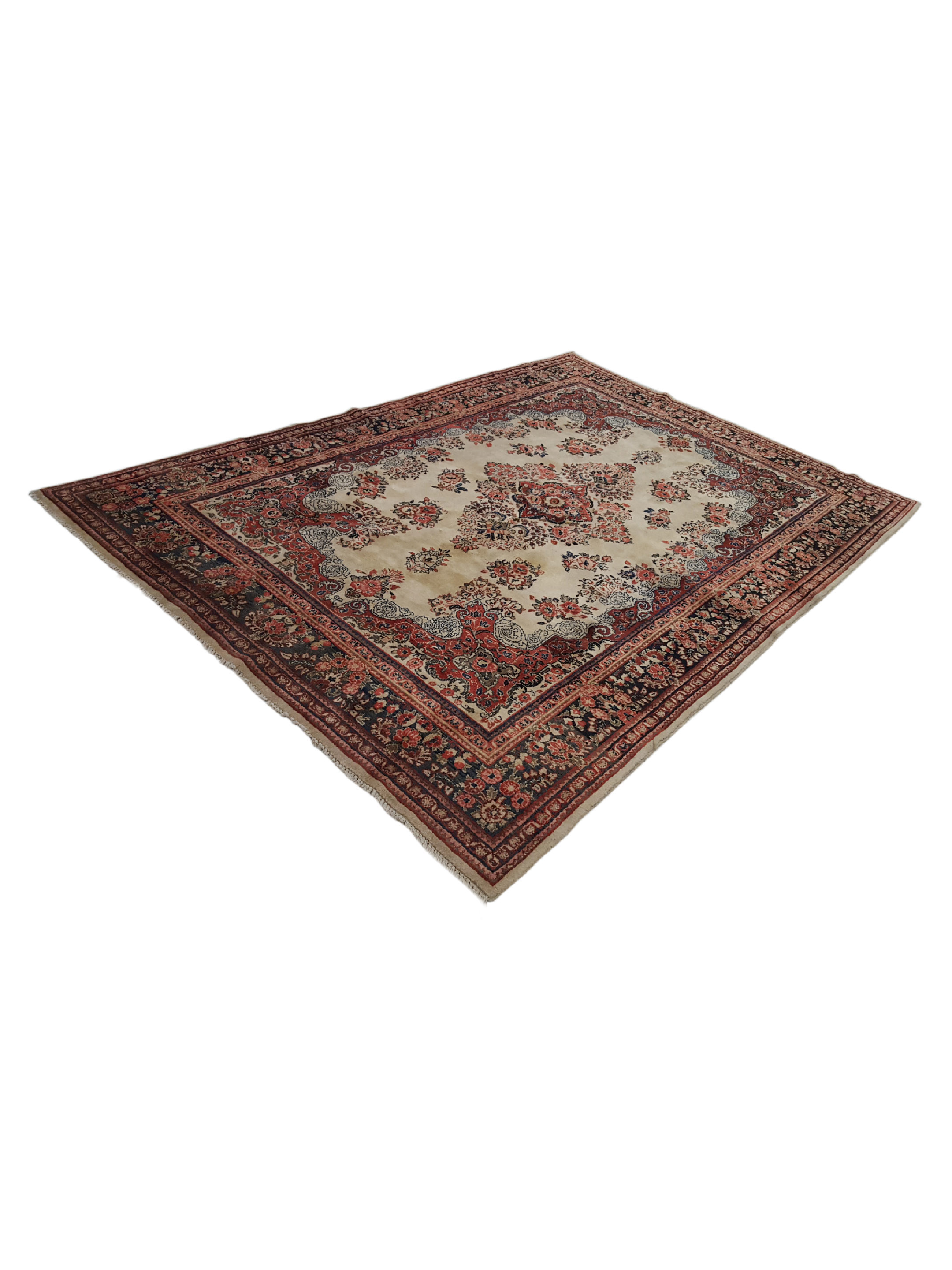 Antique Sarouk Ivory 6x9 - Image 6 of 6
