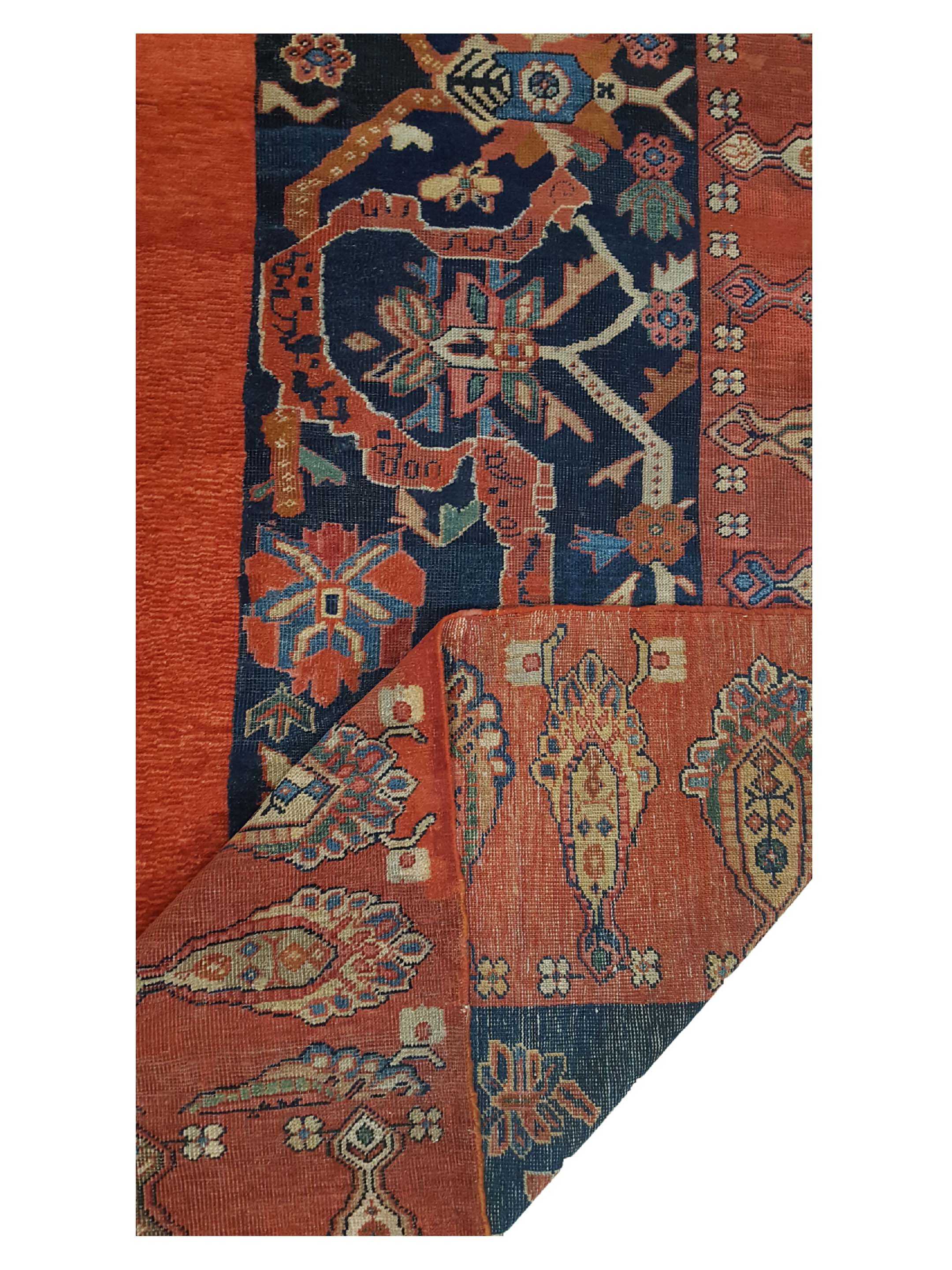 Antique Farahan Rust 10x14 - Image 3 of 7