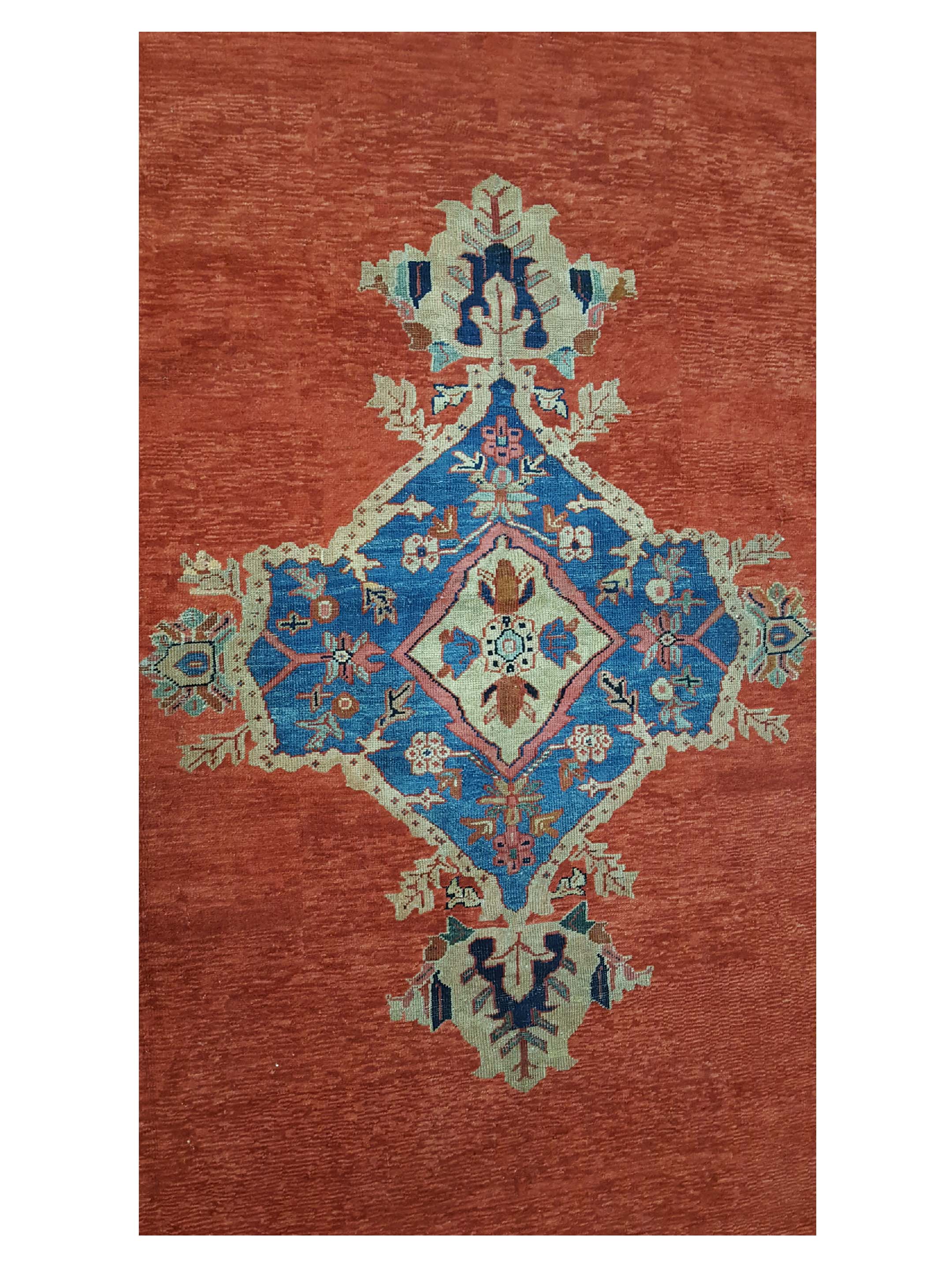 Antique Farahan Rust 10x14 - Image 5 of 7