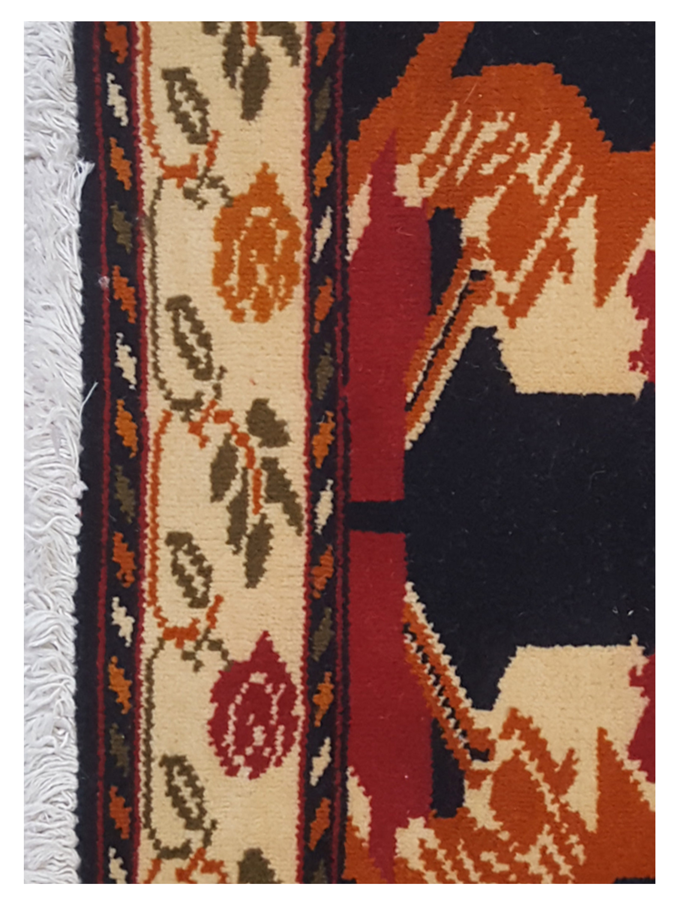 Turkaman Hand Knotted Blue 1.6x2.6 - Image 4 of 4