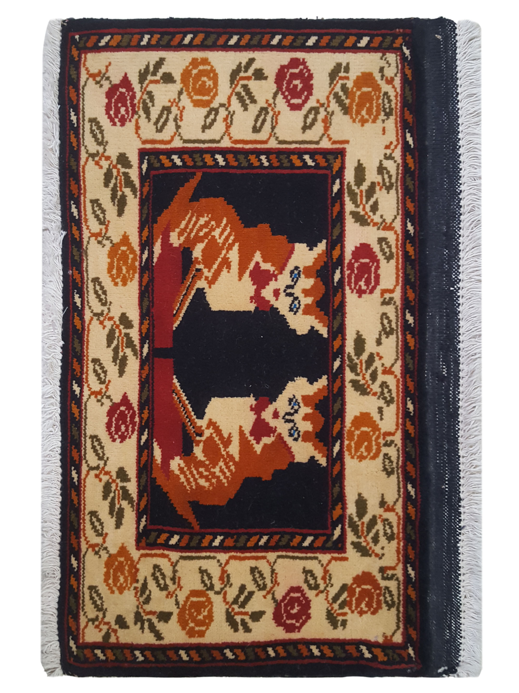 Turkaman Hand Knotted Blue 1.6x2.6
