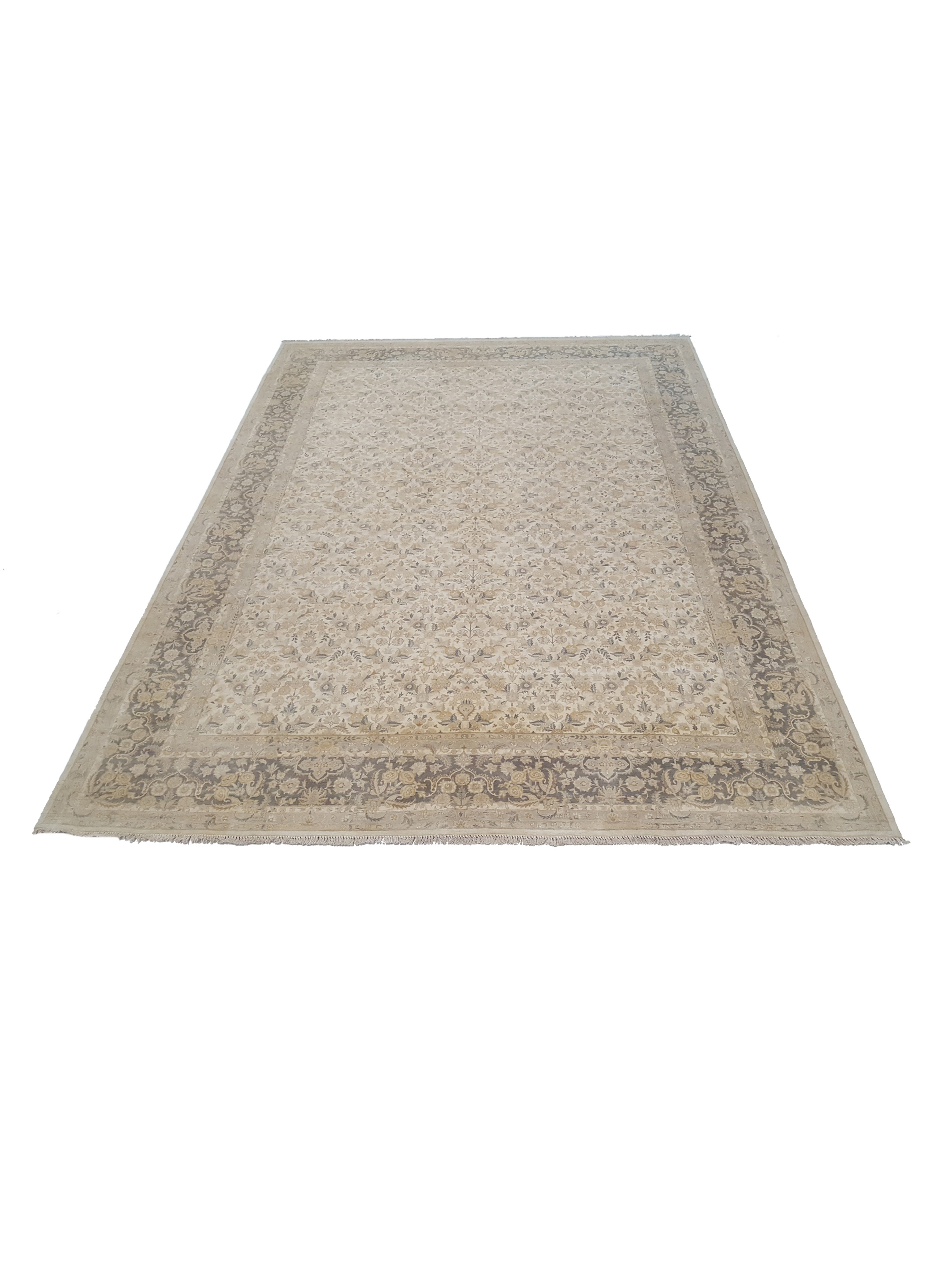 Classic Hand Knotted Ivory 12x15 - Image 2 of 6