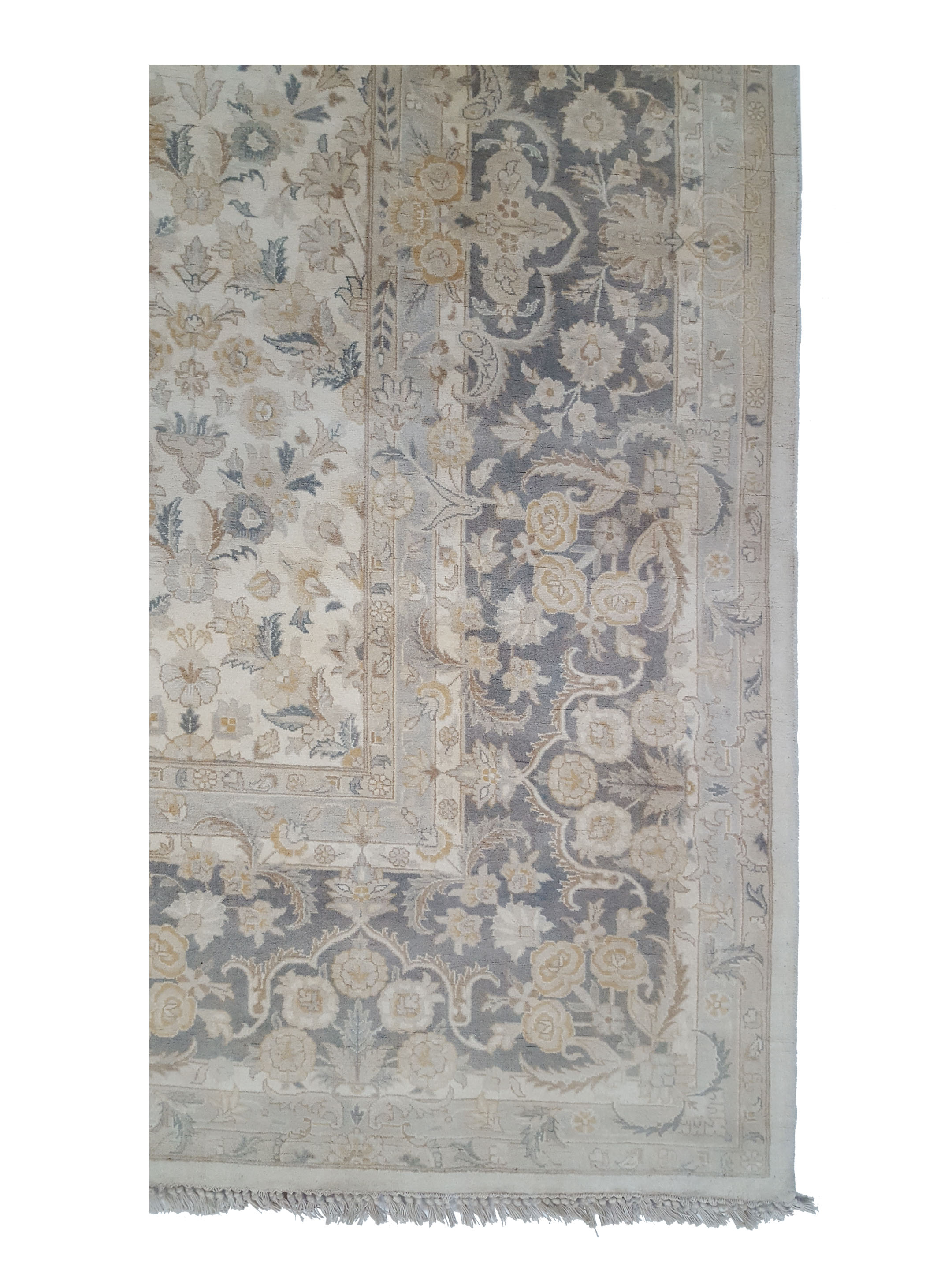 Classic Hand Knotted Ivory 12x15 - Image 4 of 6