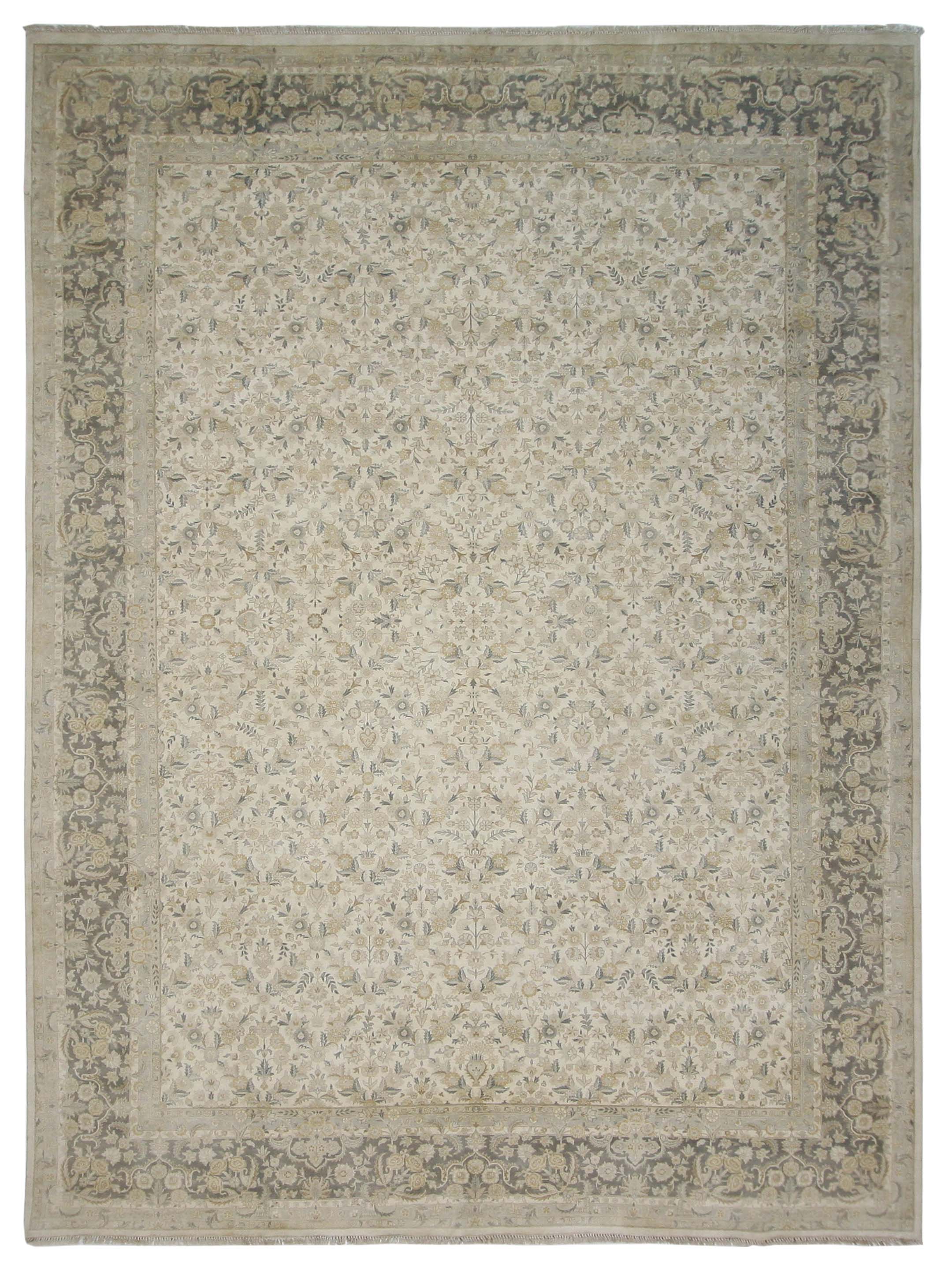 Classic Hand Knotted Ivory 12x15