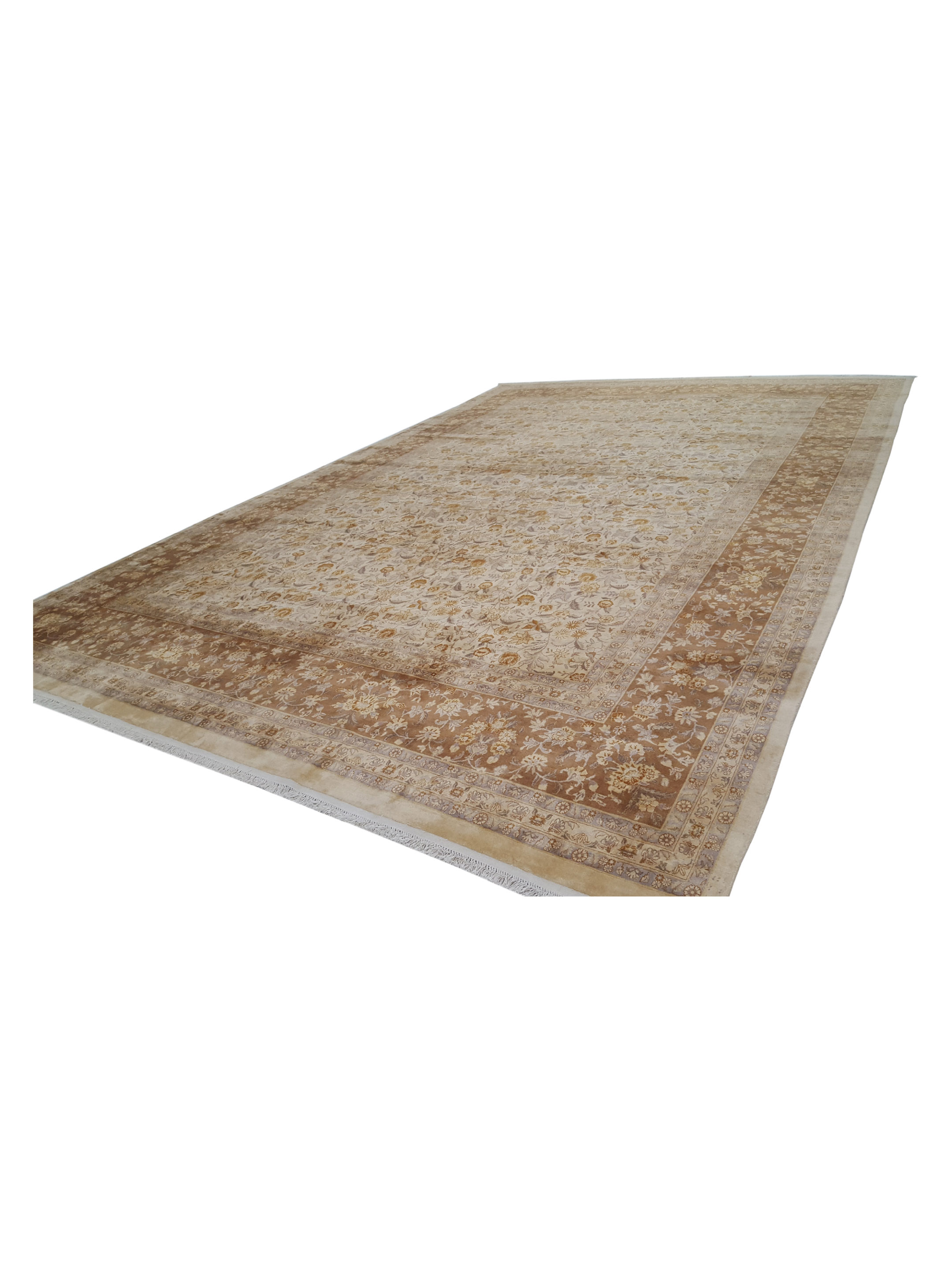 Classic Hand Knotted Ivory 13x20 - Image 6 of 6