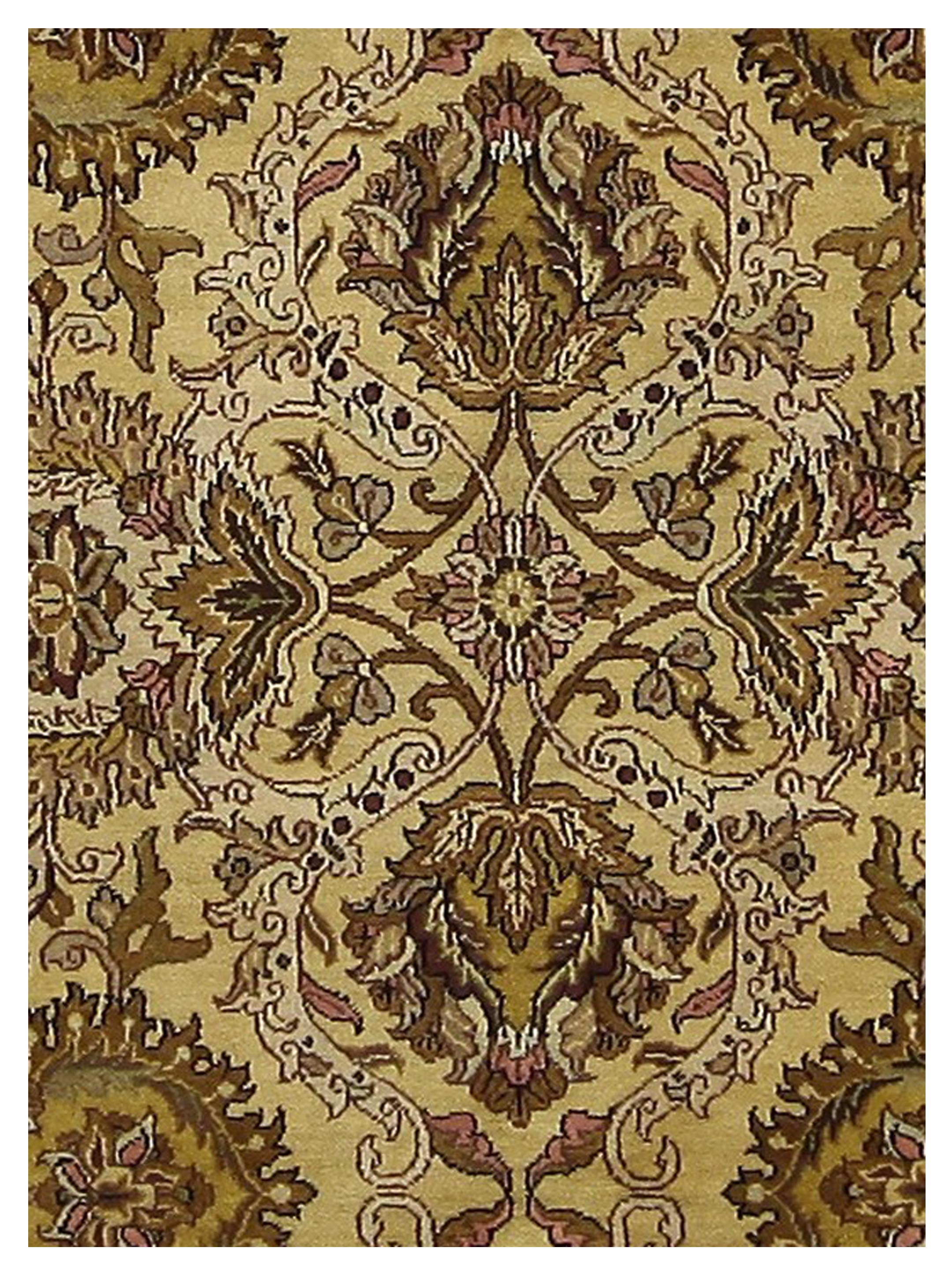 Agra Hand Knotted Gold 8x10 - Image 4 of 5
