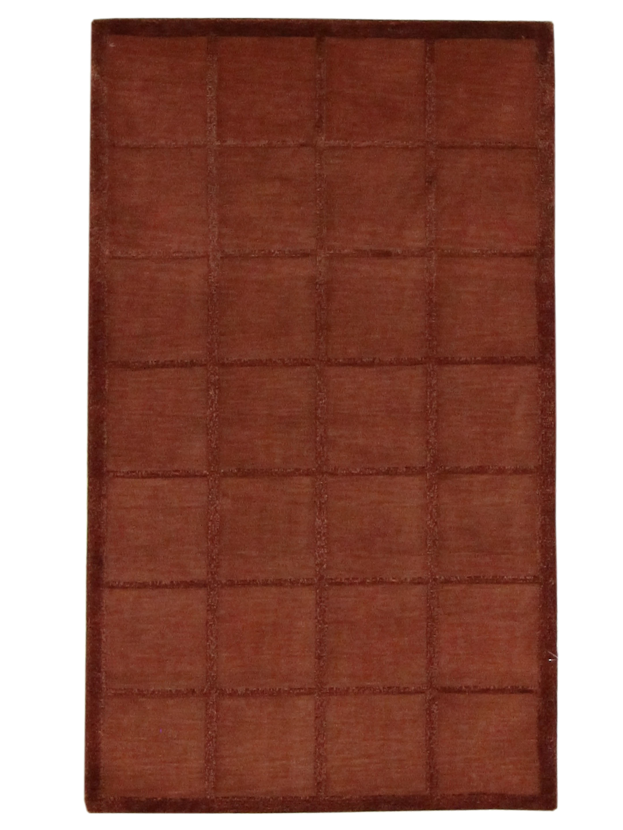 Gouri Ganga Hand Knotted Burgundy 3x5