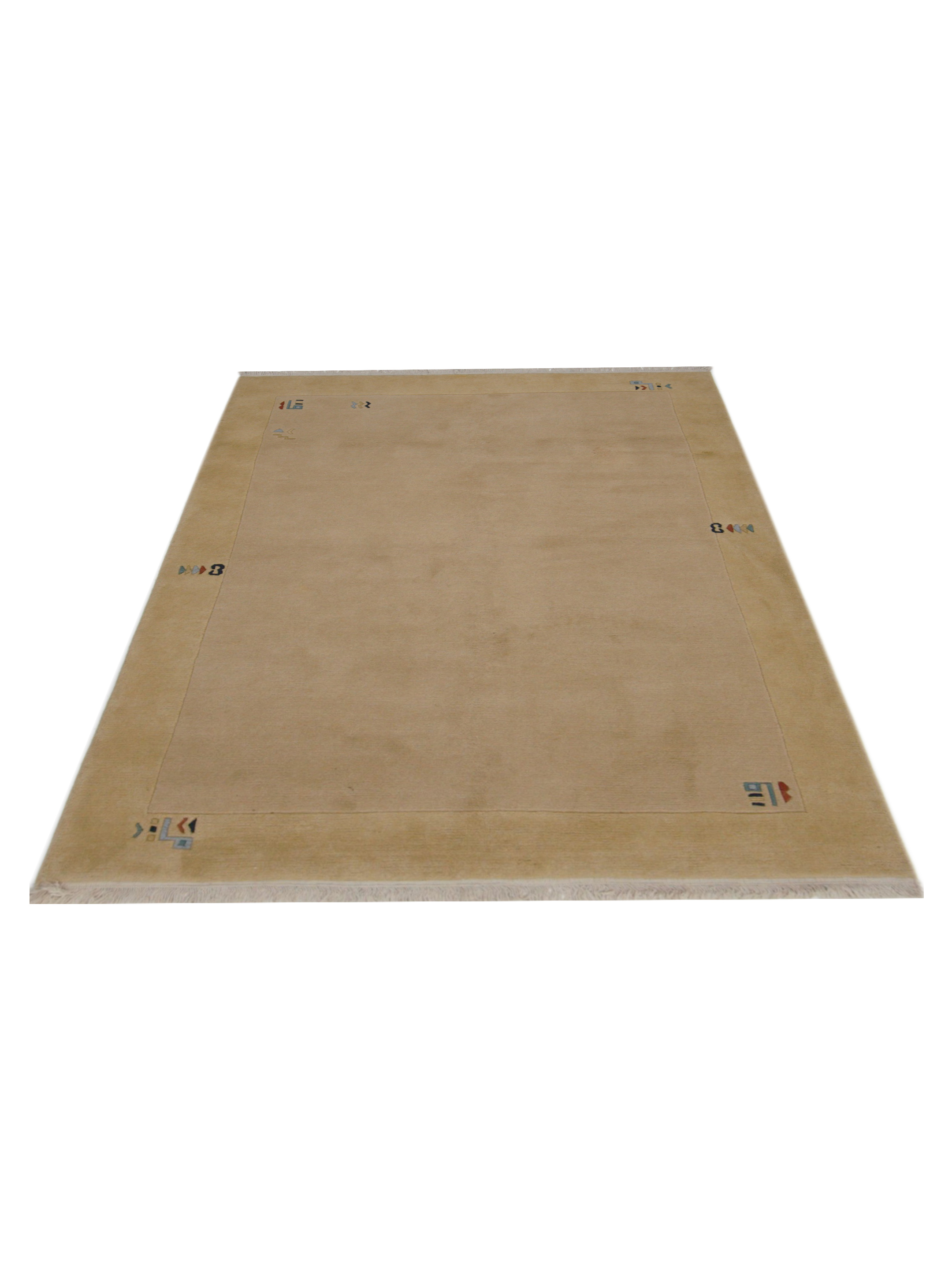 Nepalese Hand Knotted Beige 5x8 - Image 2 of 5