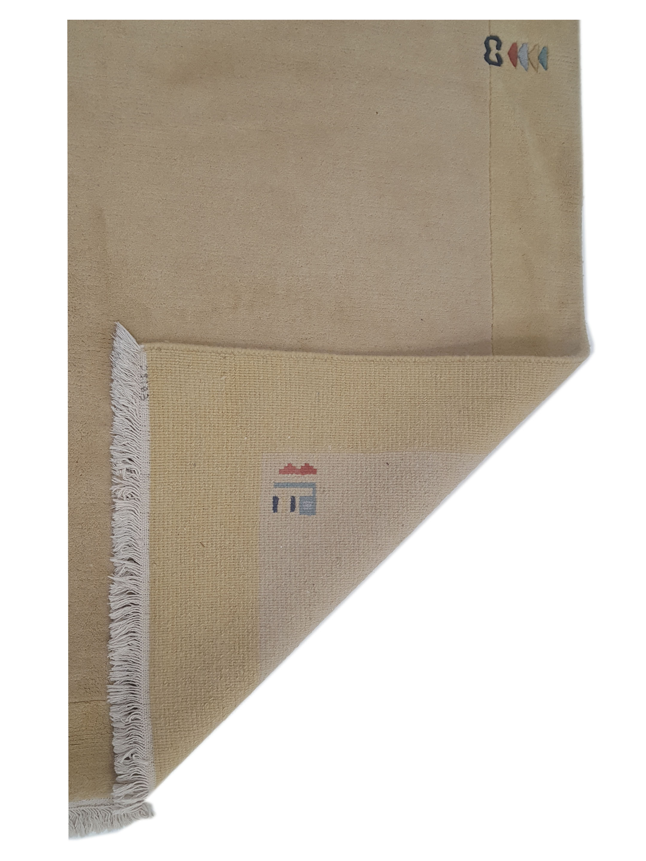 Nepalese Hand Knotted Beige 5x8 - Image 5 of 5
