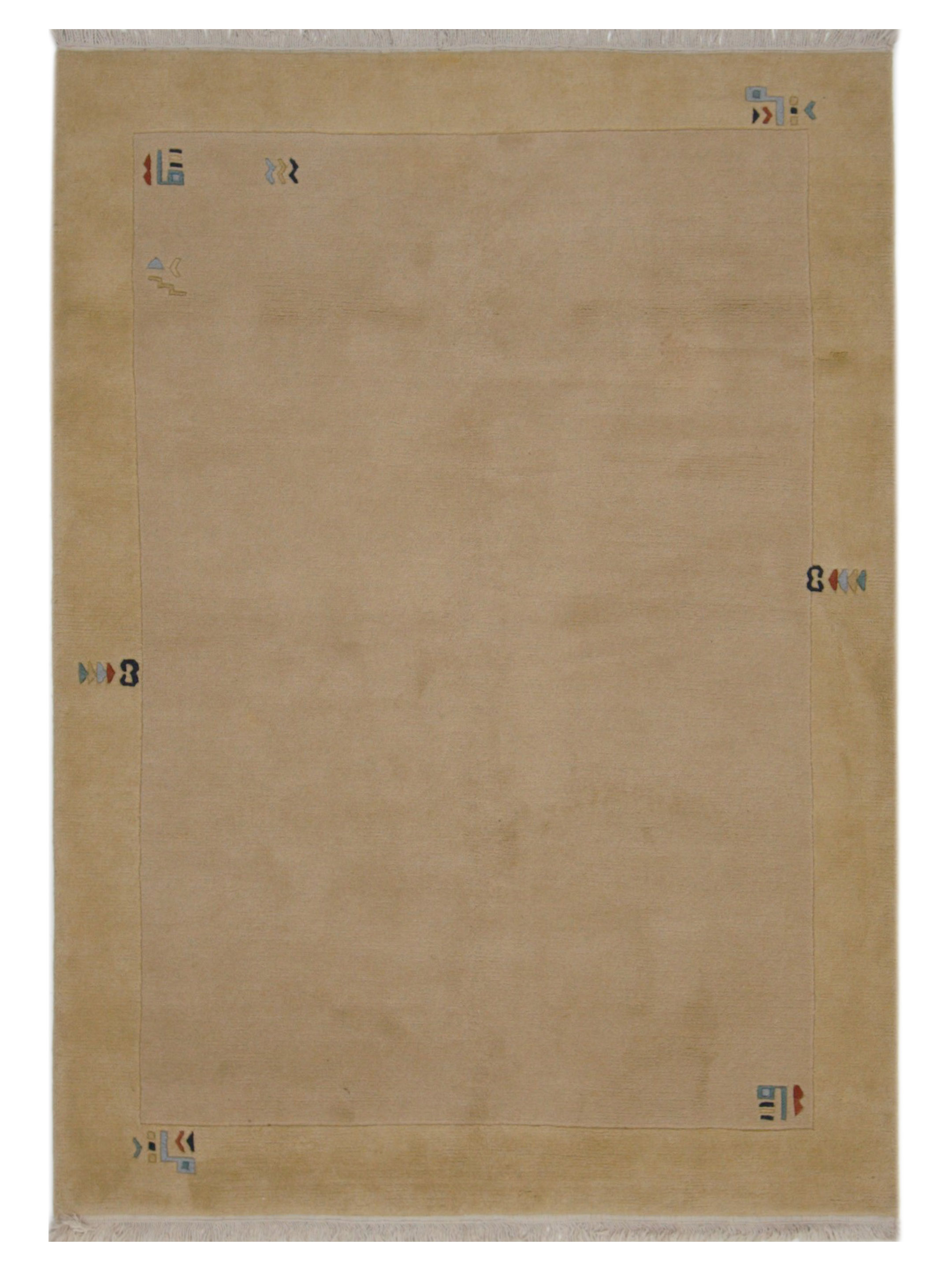 Nepalese Hand Knotted Beige 5x8