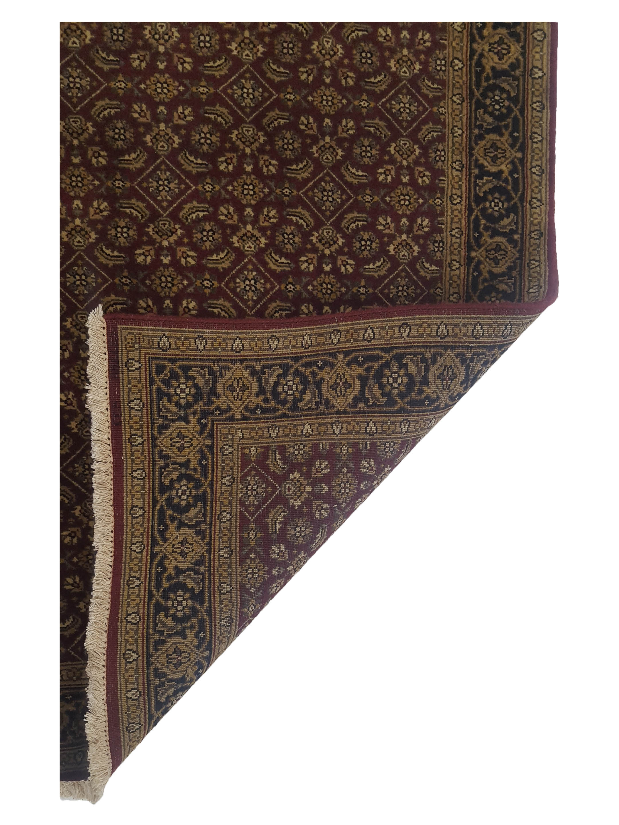 Serene Hand Knotted Burgundy 3x5 - Image 2 of 2