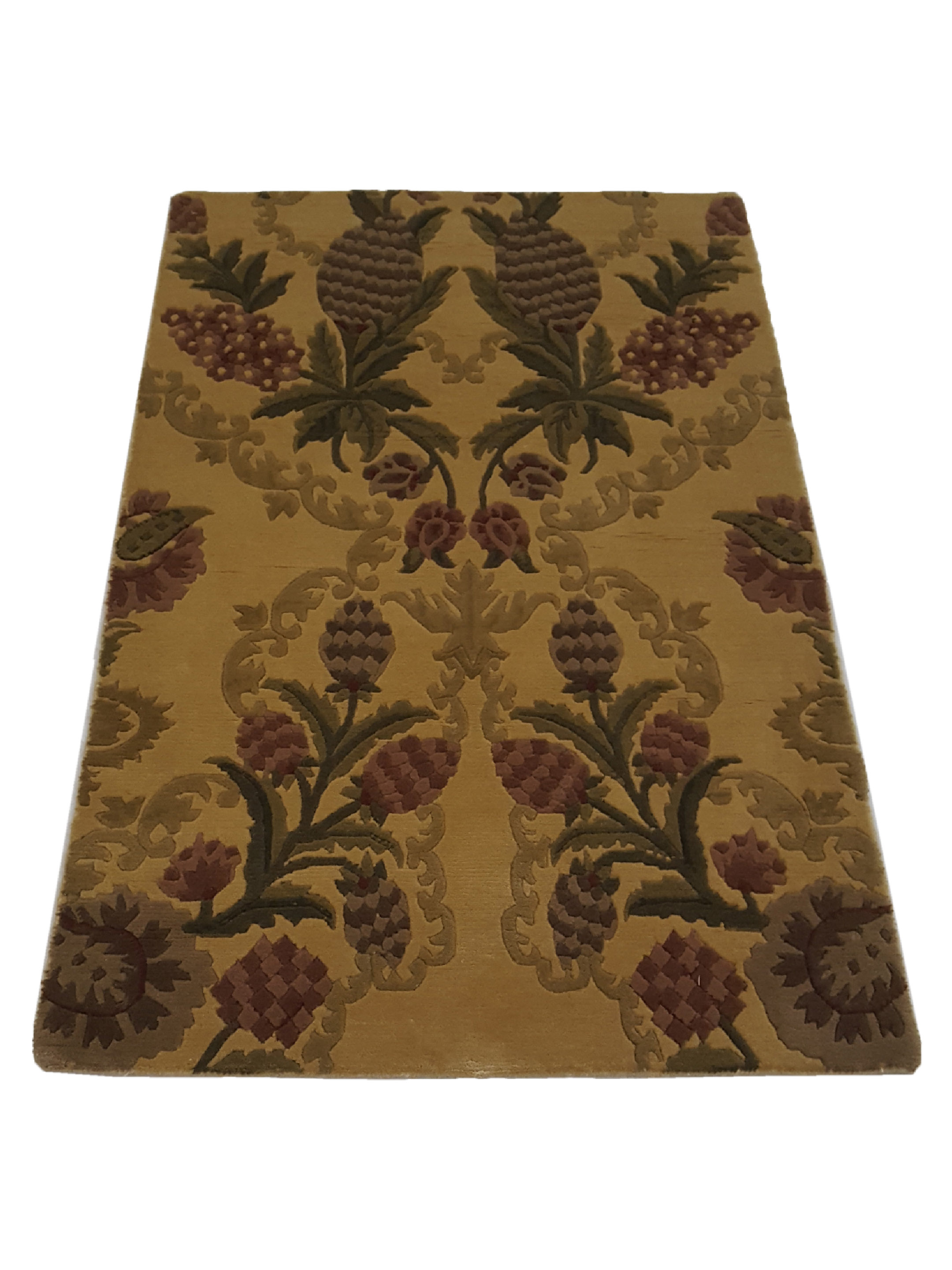 Gouri Ganga Hand Knotted Khaki 3x5 - Image 2 of 6