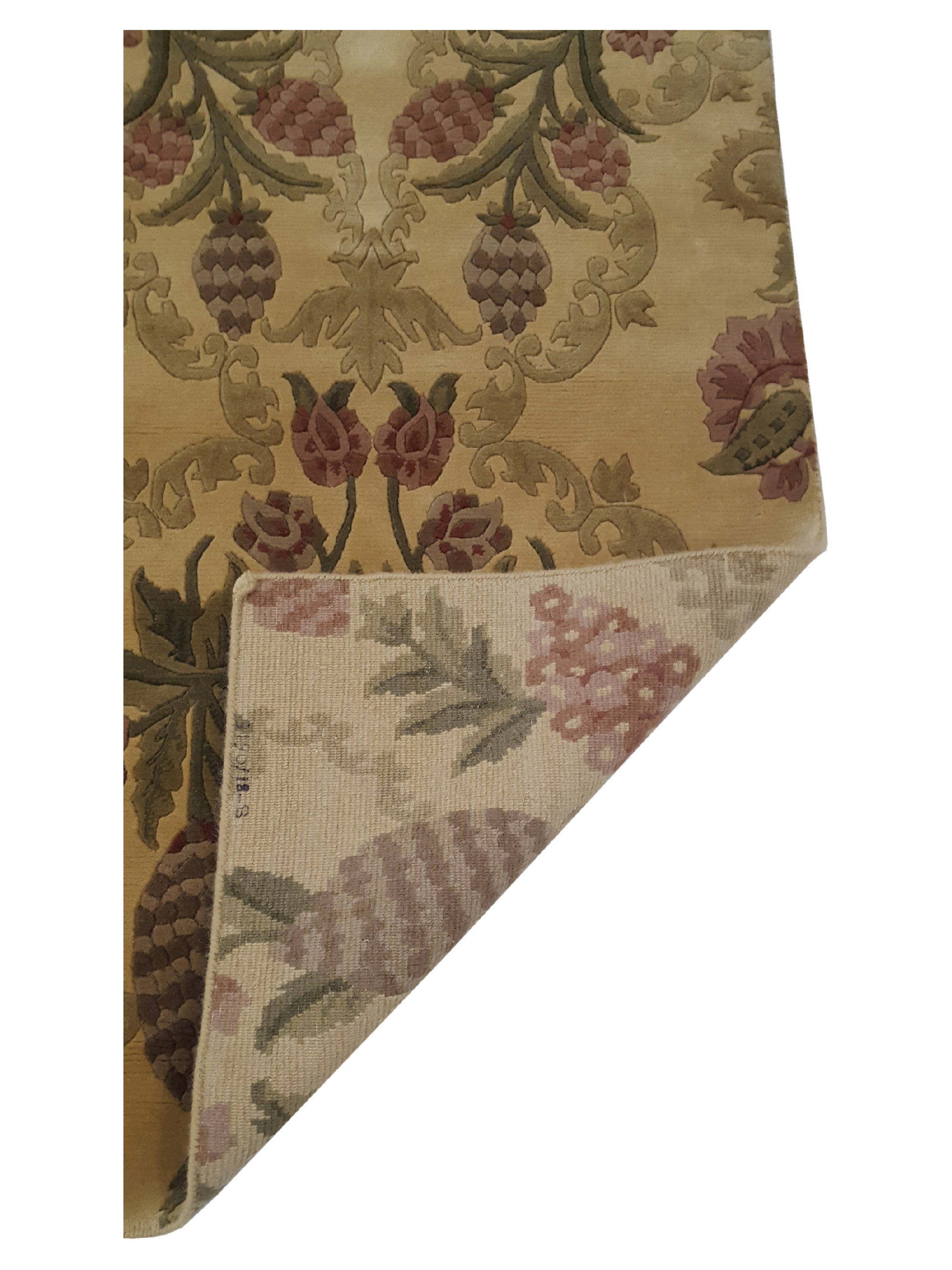 Gouri Ganga Hand Knotted Khaki 3x5 - Image 3 of 6