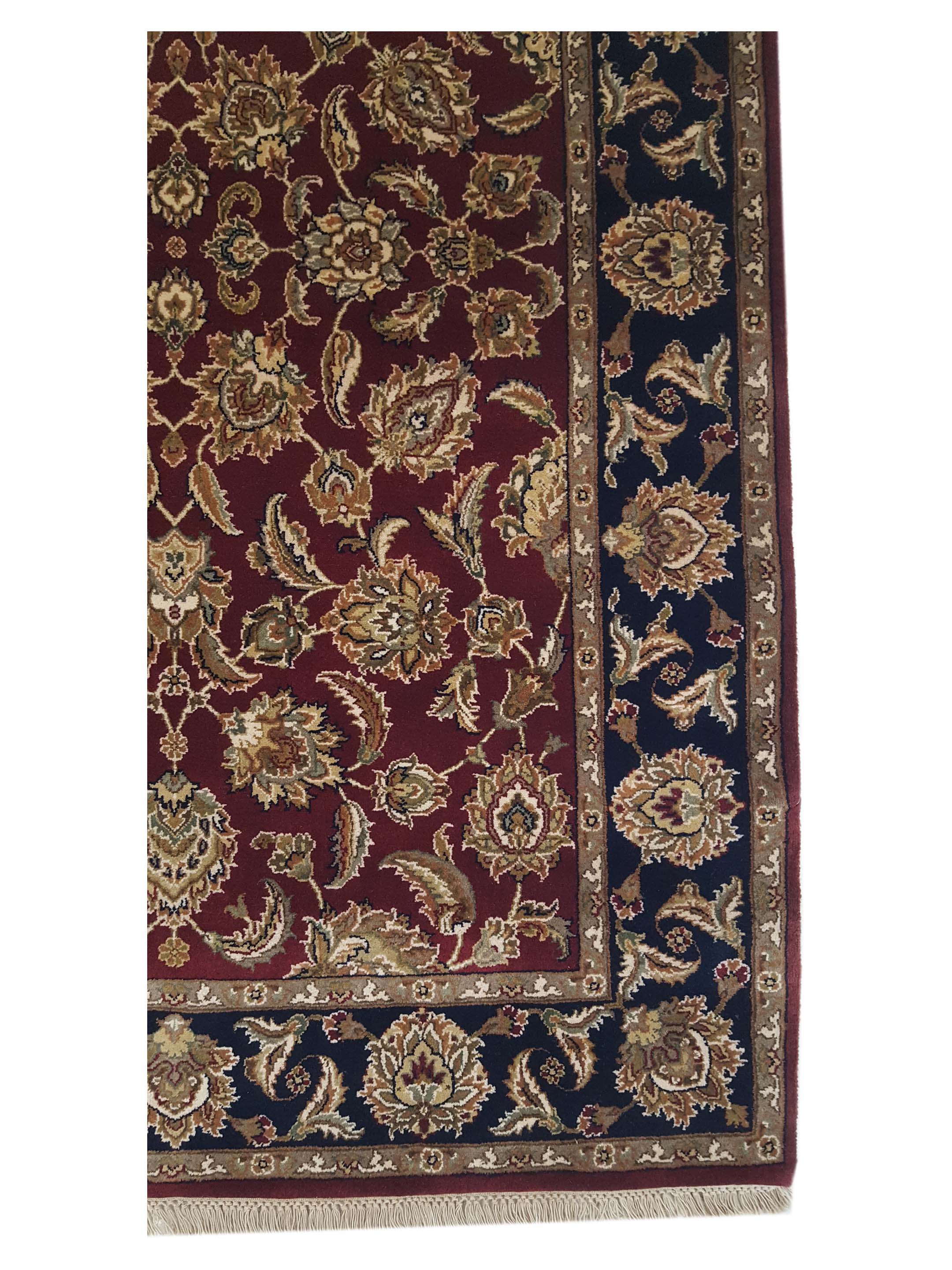 Maharaja Hand Knotted Burgundy 4x6 - Image 4 of 6
