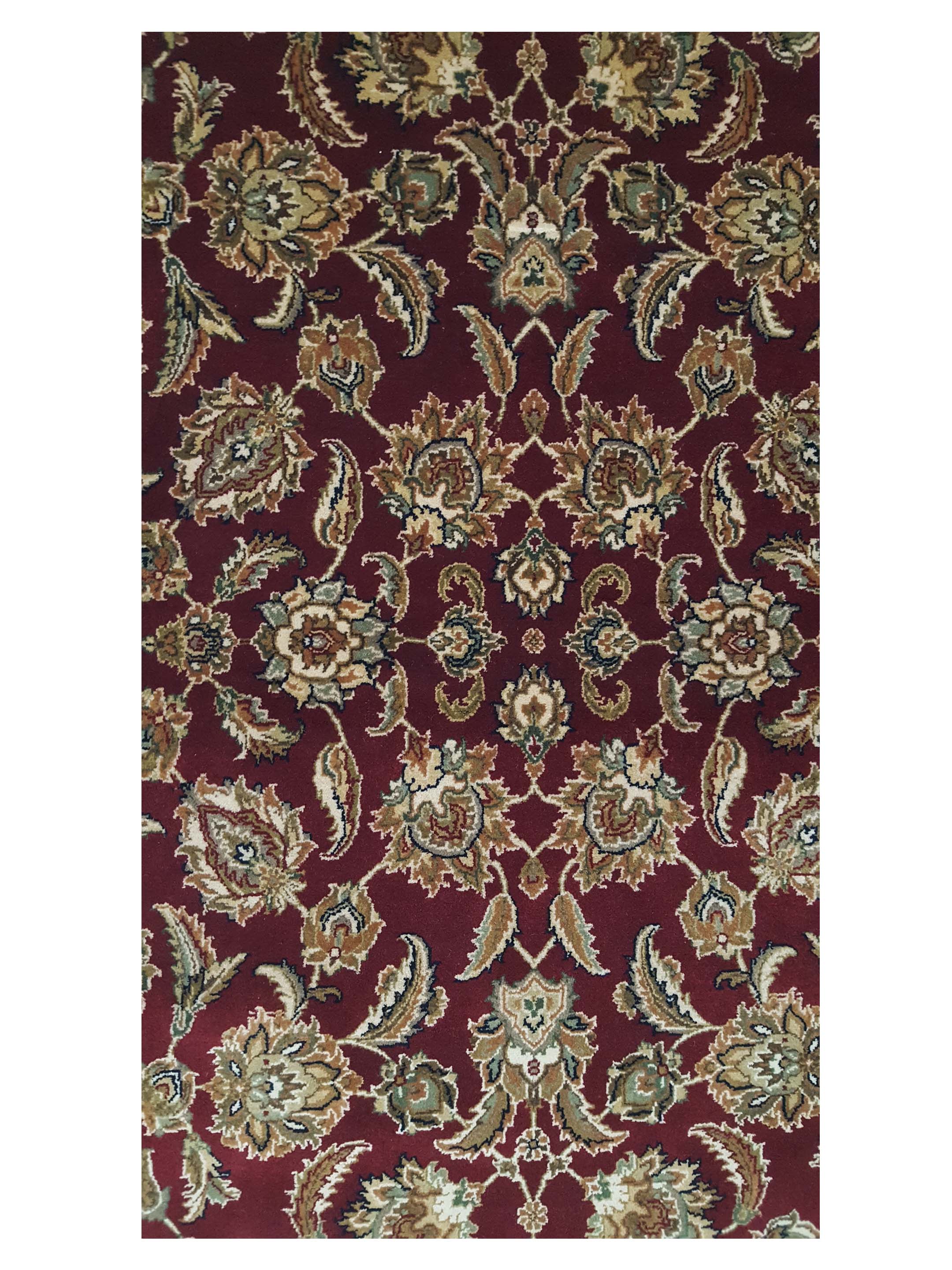 Maharaja Hand Knotted Burgundy 4x6 - Image 5 of 6