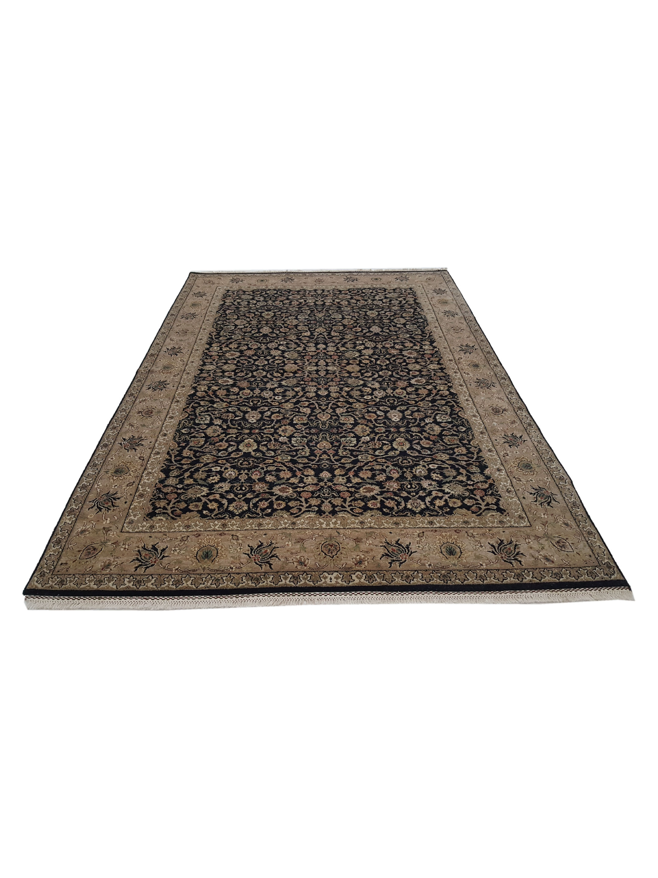 Maharaja Hand Knotted Black 6x9 - Image 2 of 6