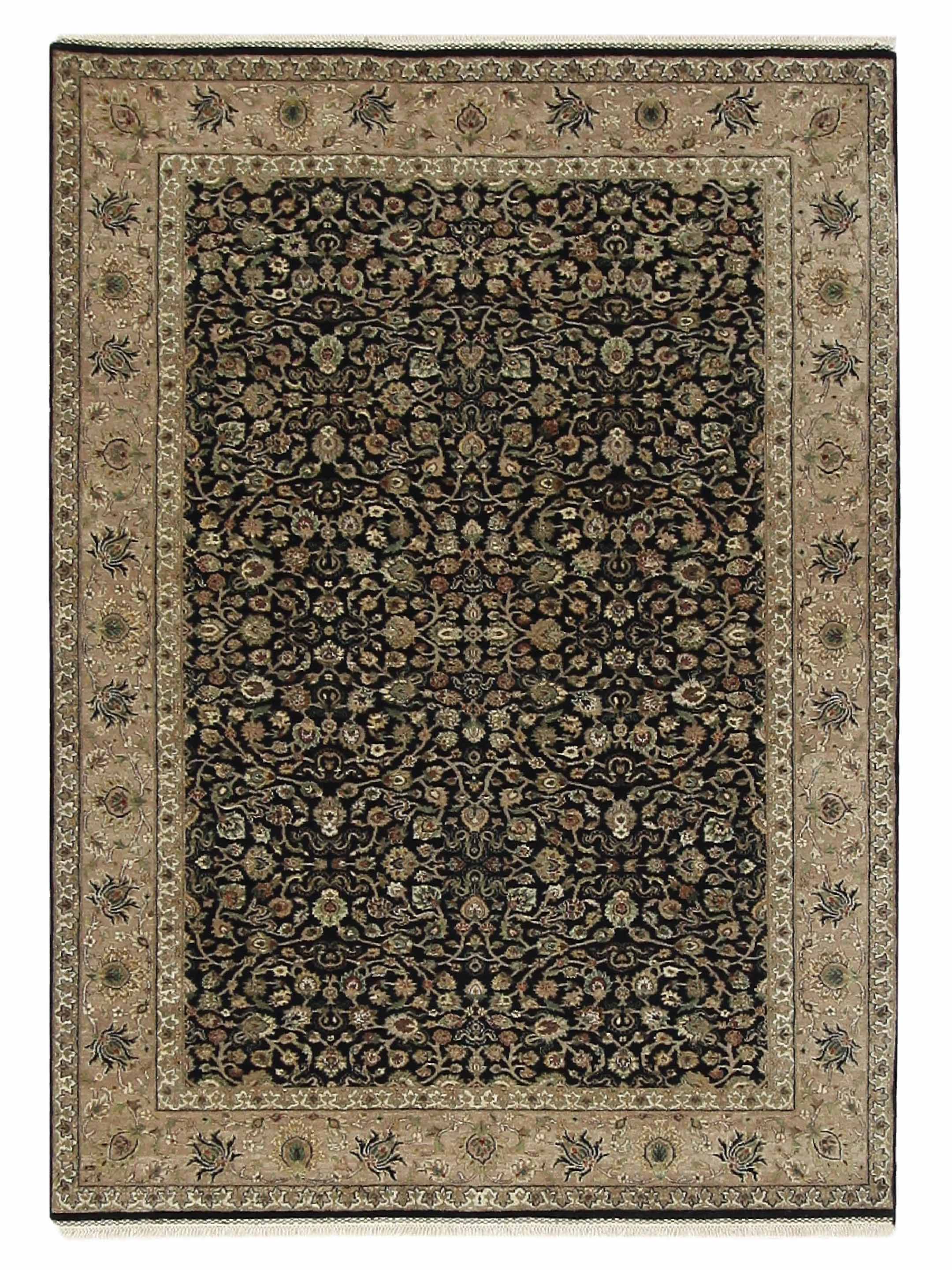Maharaja Hand Knotted Black 6x9