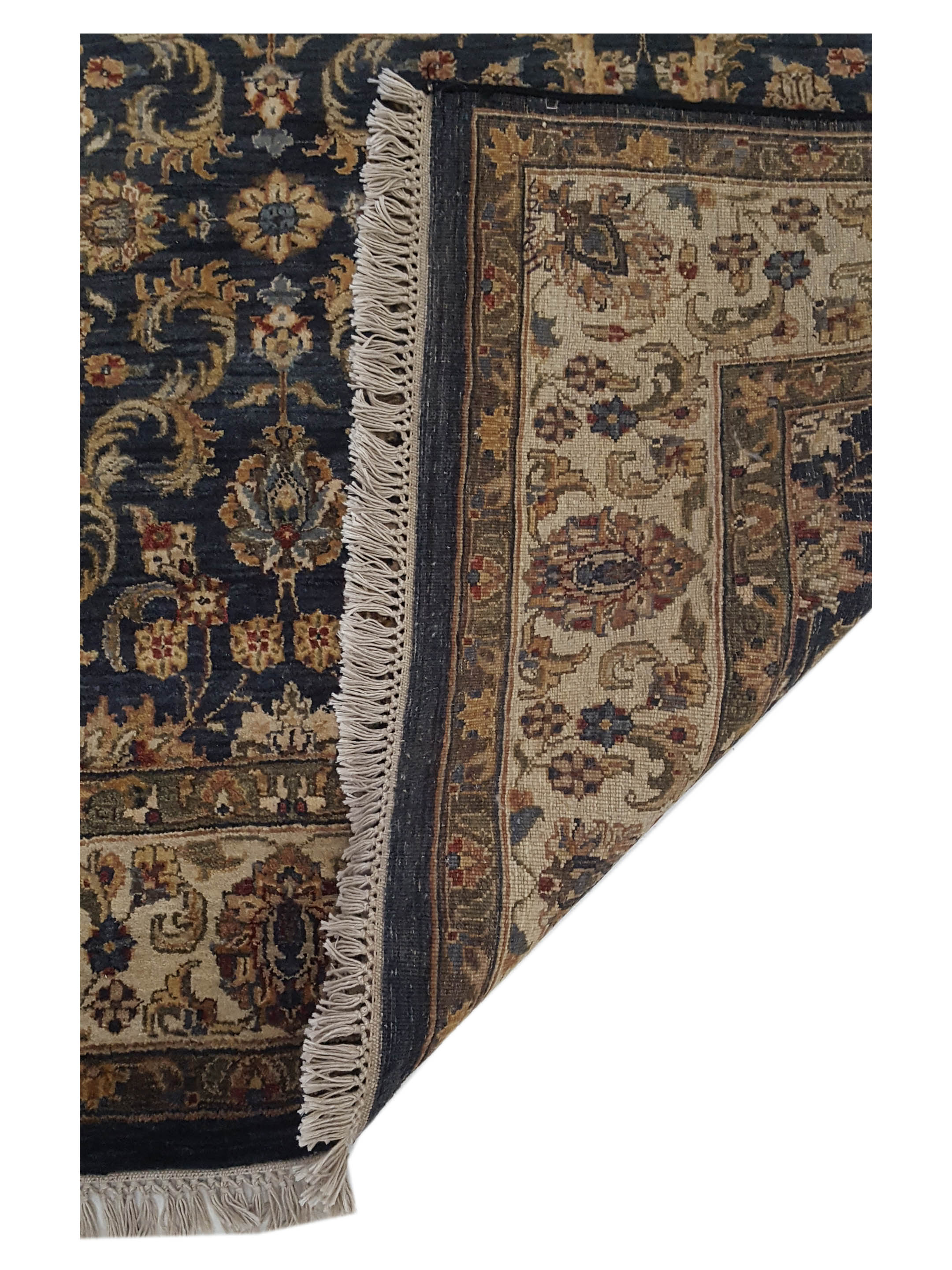 Crown Hand Knotted Navy 6x9 - Image 3 of 6