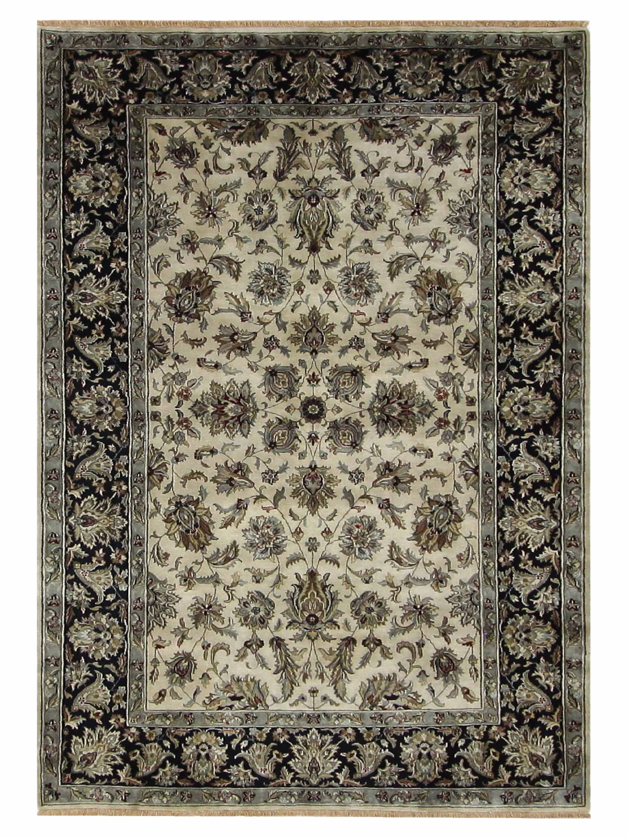 Serene Hand Knotted Ivory 6x9