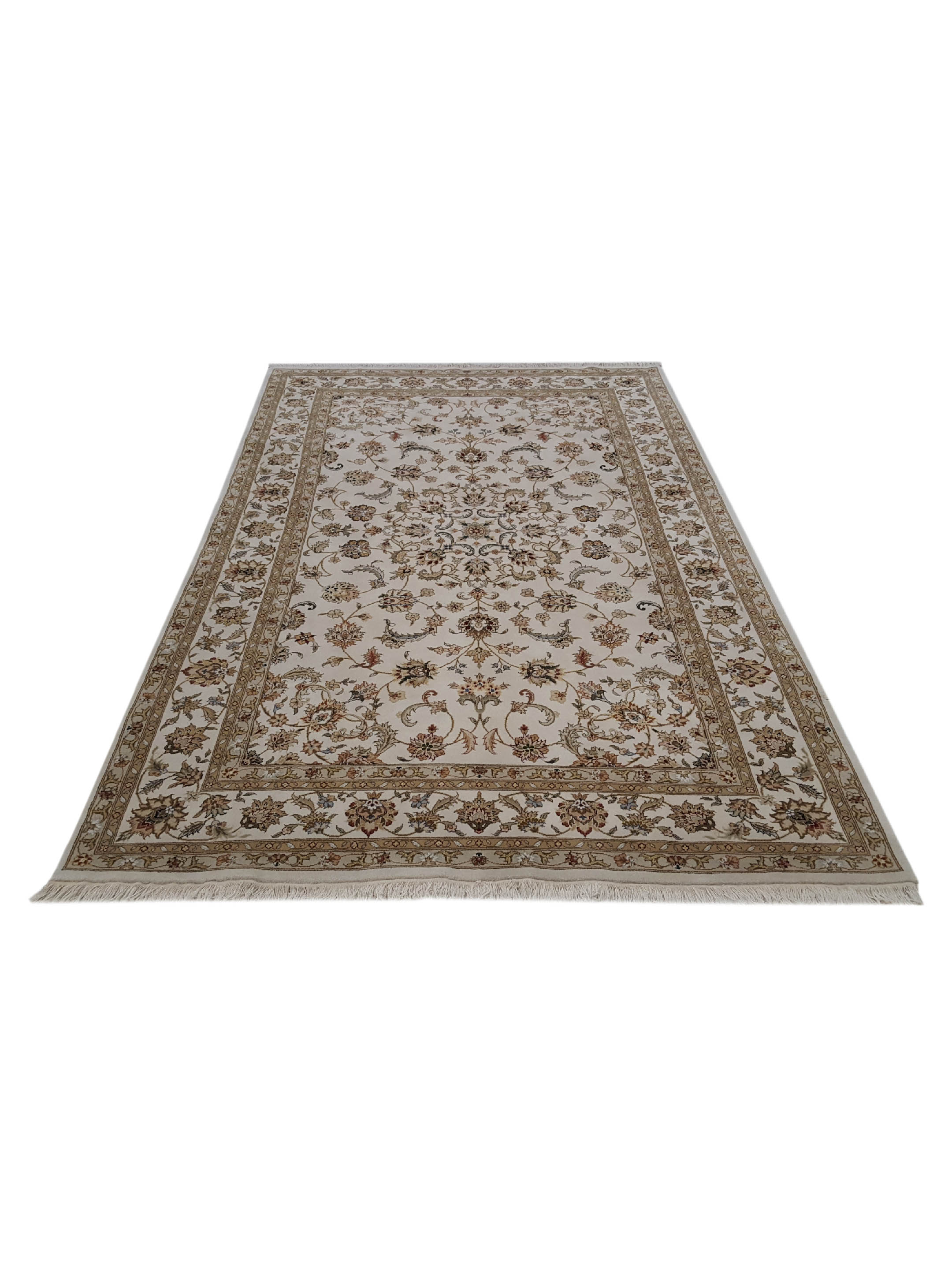 Classic Hand Knotted Ivory 6x9 - Image 2 of 6