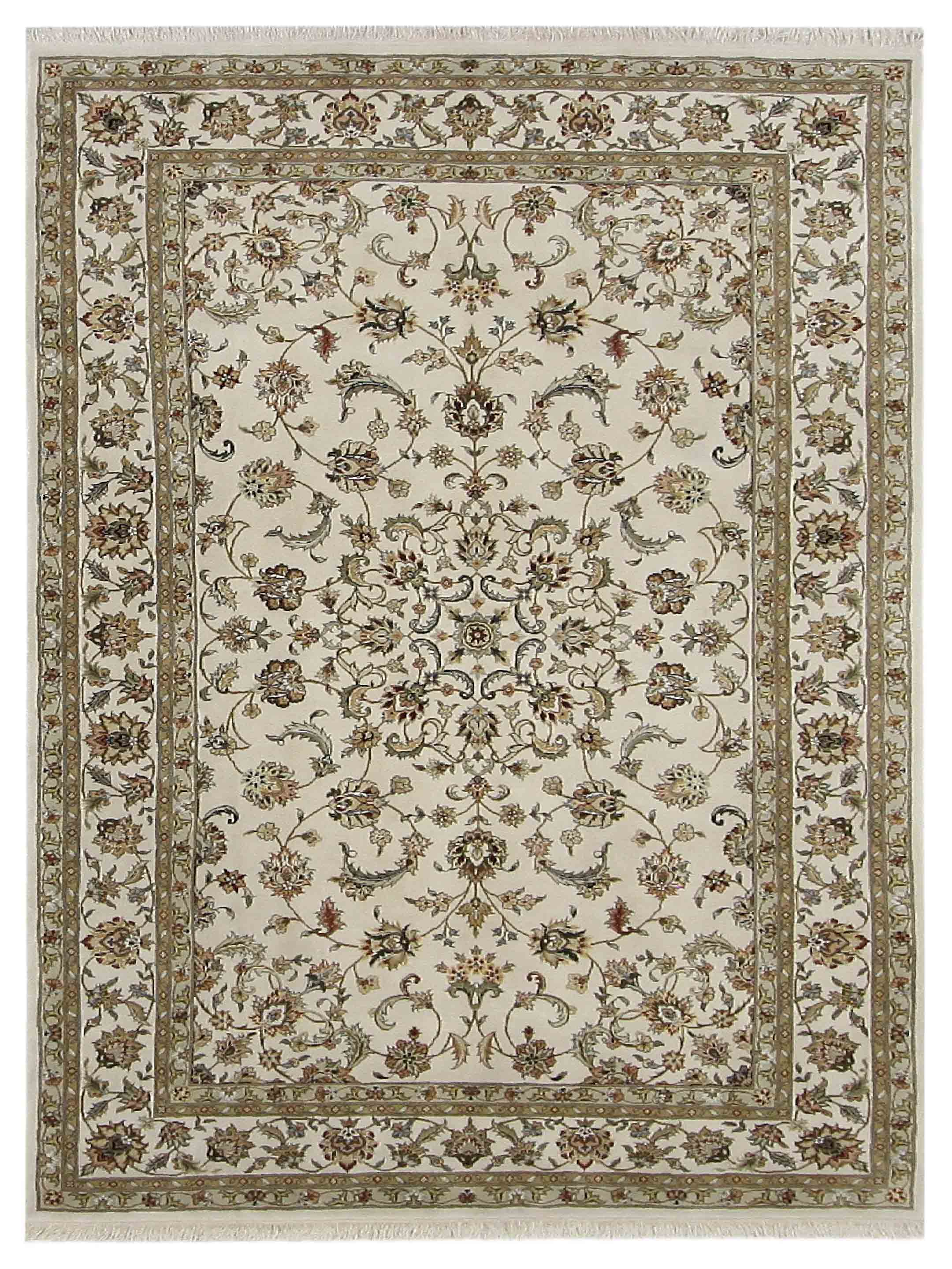 Classic Hand Knotted Ivory 6x9