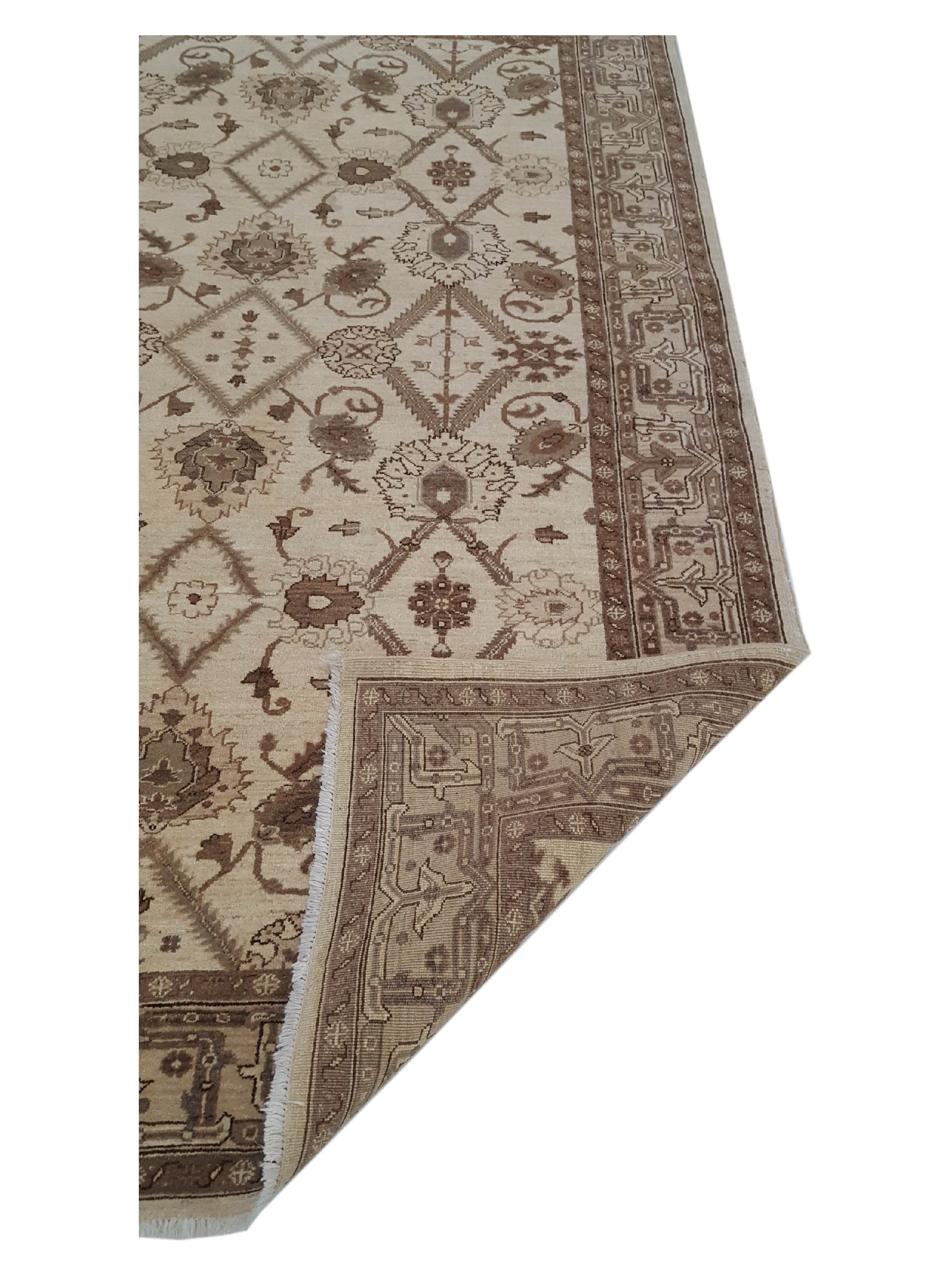 Ziegler Hand Knotted Beige 6x9 - Image 3 of 6
