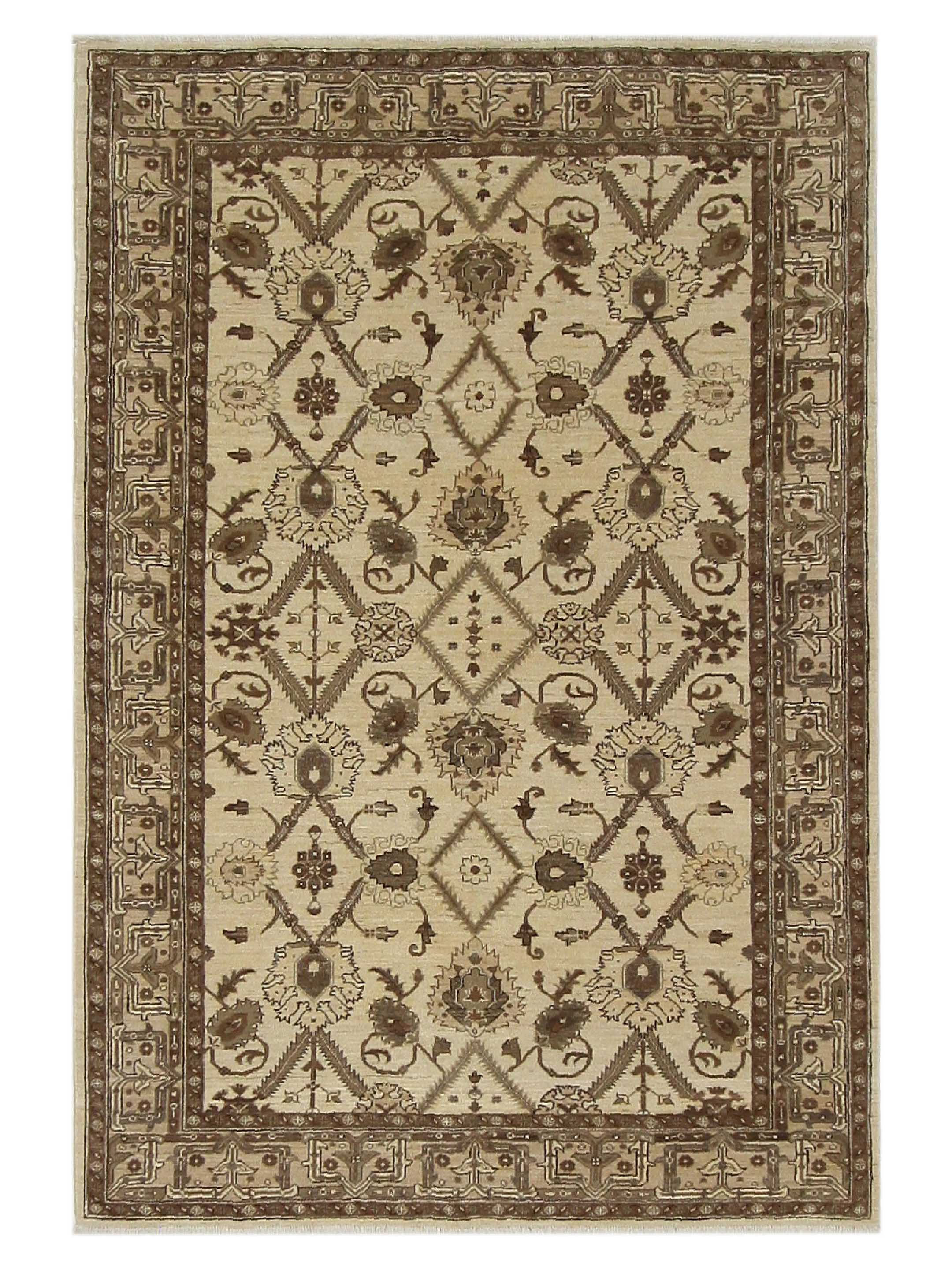Ziegler Hand Knotted Beige 6x9
