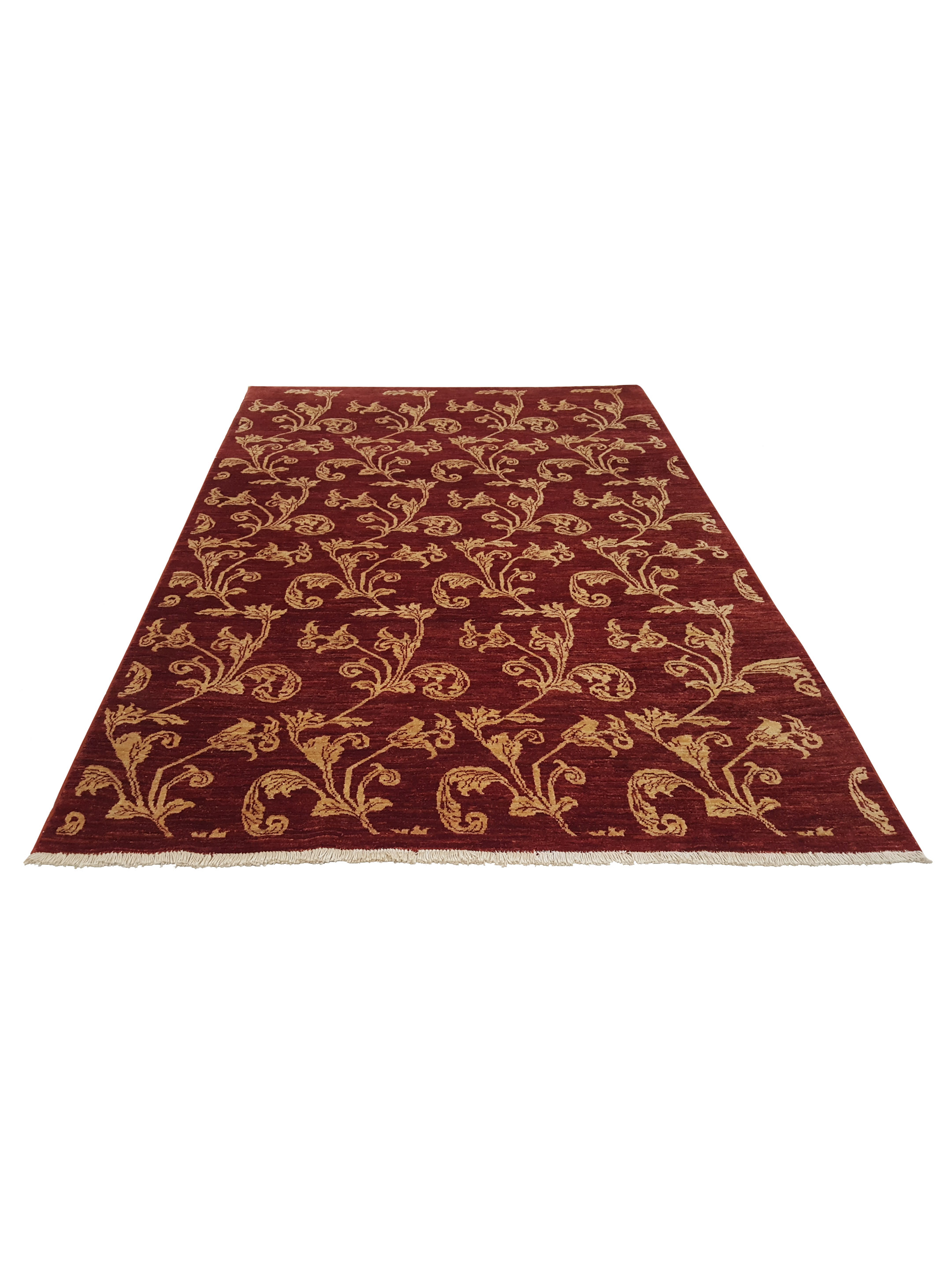 Ziegler Hand Knotted Burgundy 6x9 - Image 2 of 7