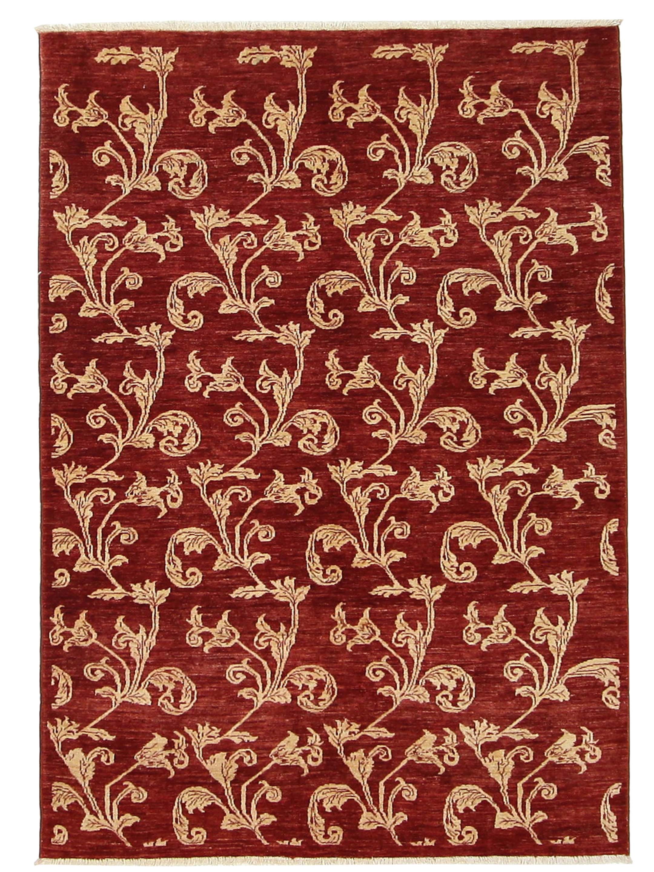Ziegler Hand Knotted Burgundy 6x9